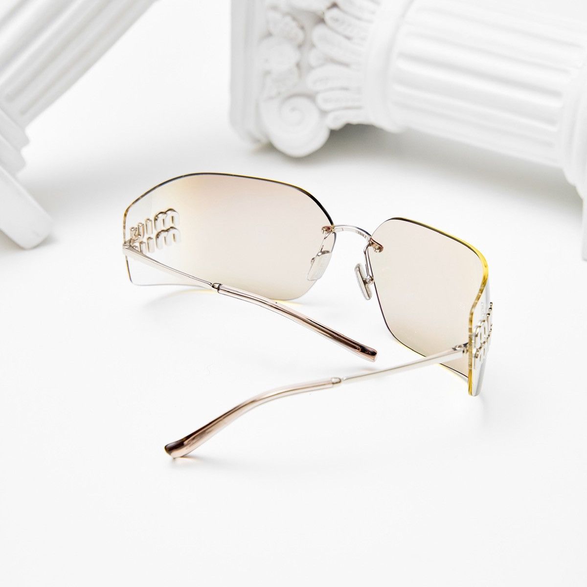 Miu Miu MIU MIU 0MU 54YS 1BC10F SUNGLASSES Size ONE SIZE - 7 Thumbnail