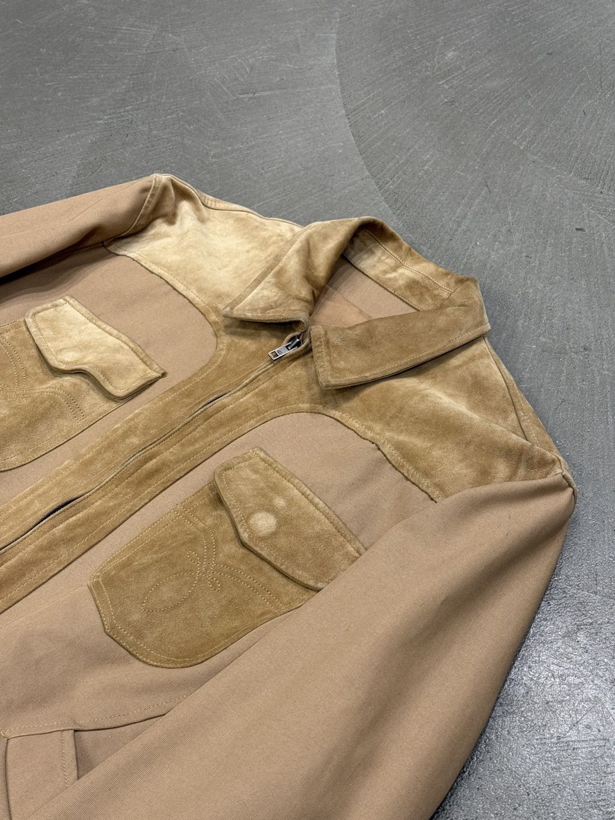 Gucci S/S2004 Gucci Tom Ford runway western suede leather jacket Size US L / EU 52-54 / 3 - 5 Thumbnail