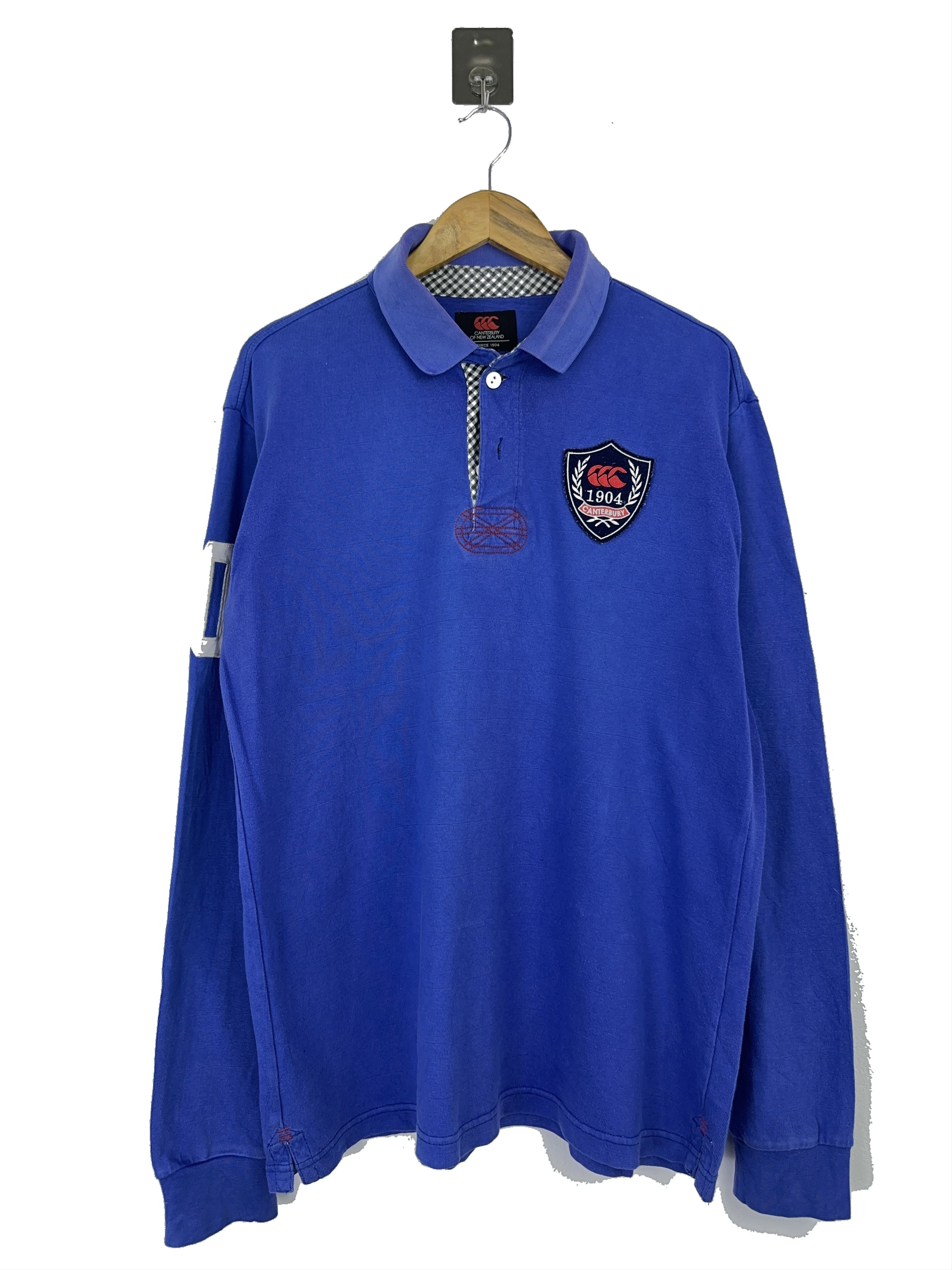 Canterbury of New Zealand Vintage Canterbury of New Zealand 1904 Rugby Polo BP0013 Size US XL / EU 56 / 4 - 1 Thumbnail