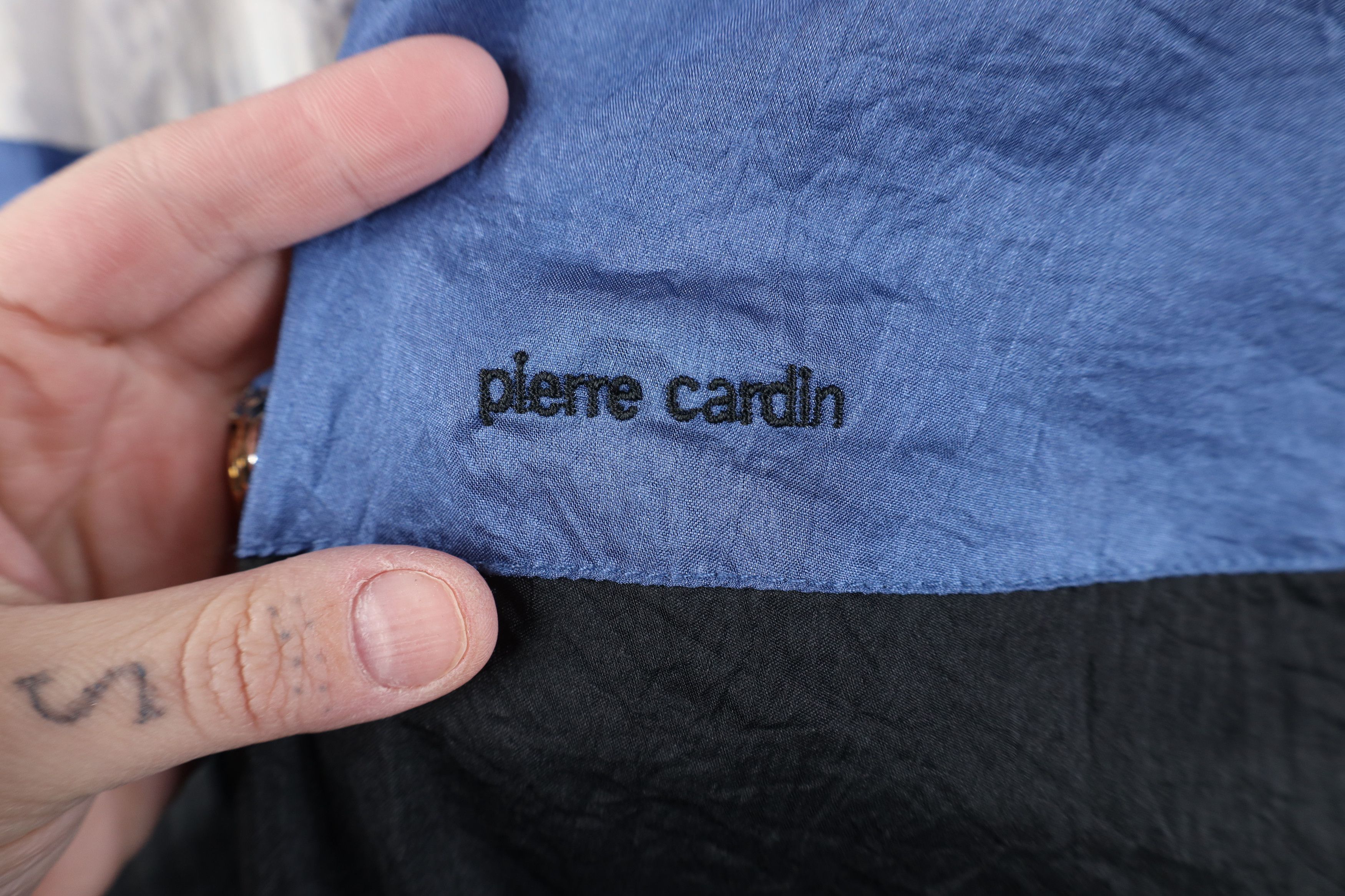 Pierre Cardin Vintage 90s Pierre Cardin Block Lined Windbreaker Jacket Size US L / EU 52-54 / 3 - 4 Thumbnail
