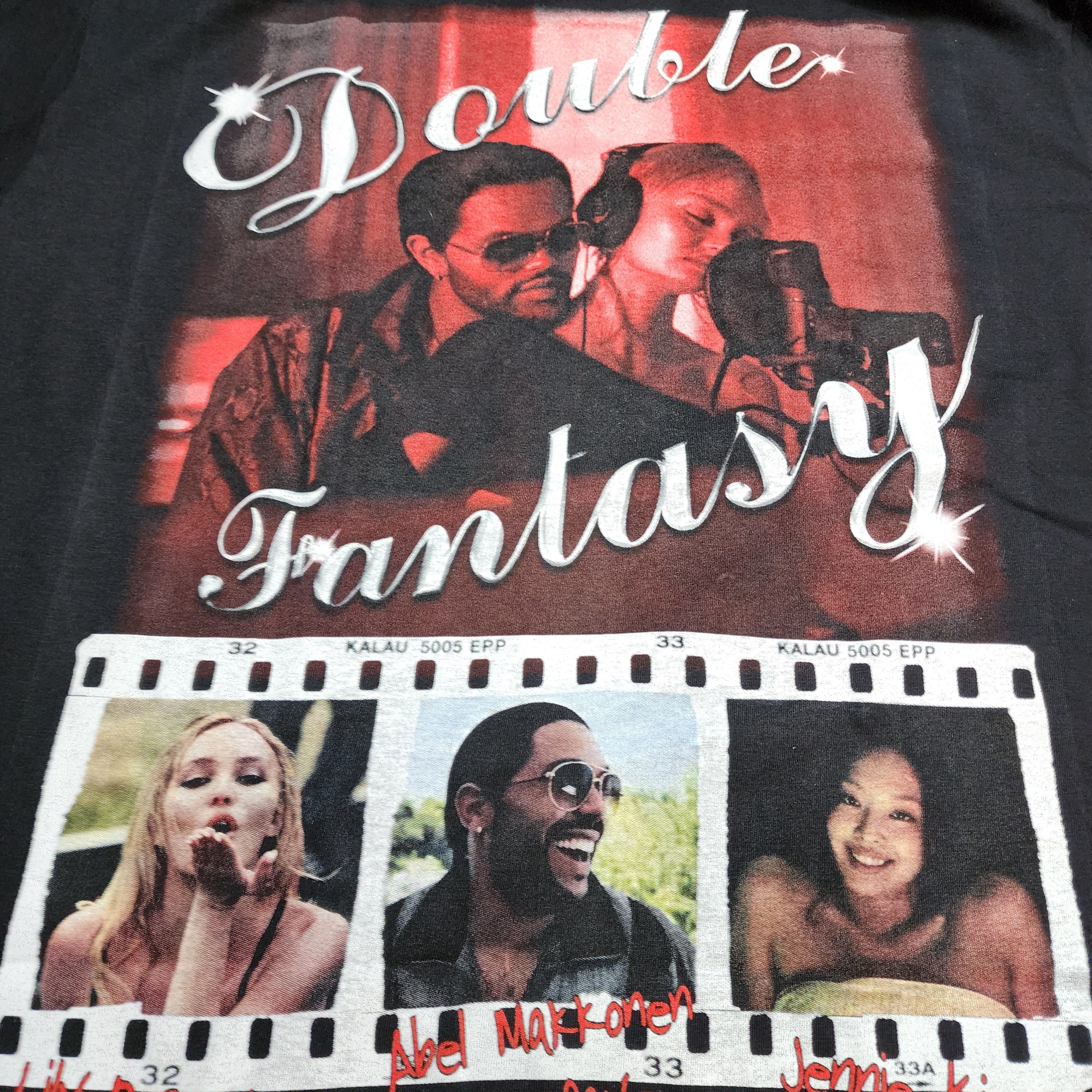 Rap Tees Double Fantasy The Weeknd RapTees Lily Depp tees Size US XL / EU 56 / 4 - 5 Thumbnail