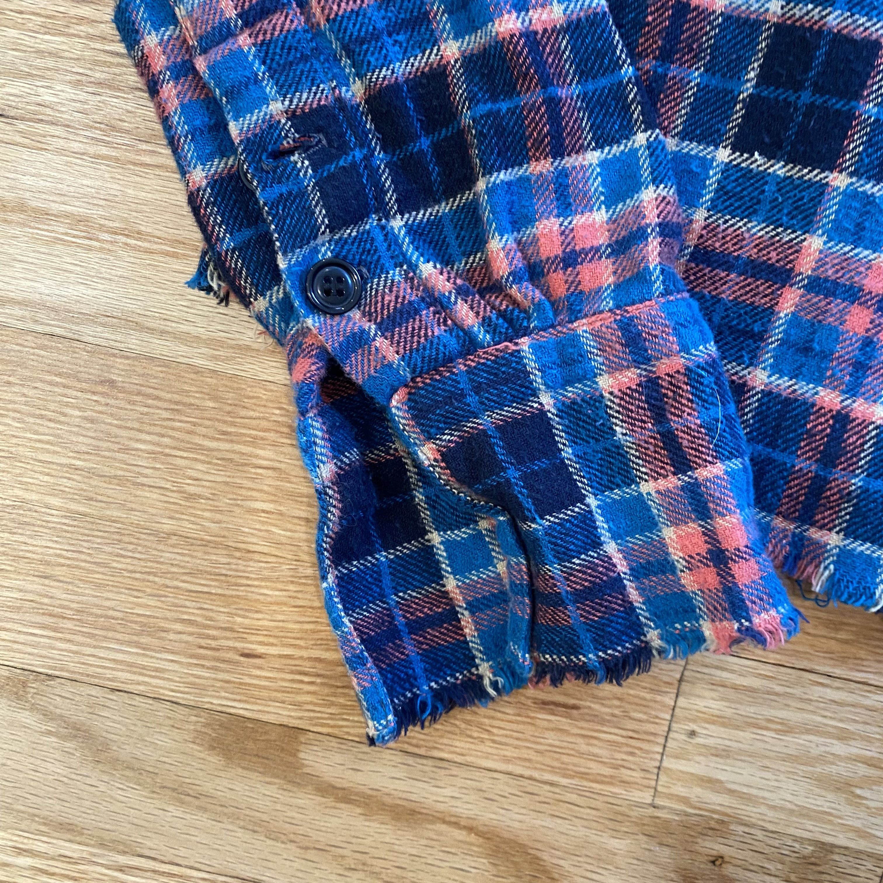 Greg Lauren Greg Lauren 2 Tone Flannel Christian Studio Kimono Size US XS / EU 42 / 0 - 5 Thumbnail
