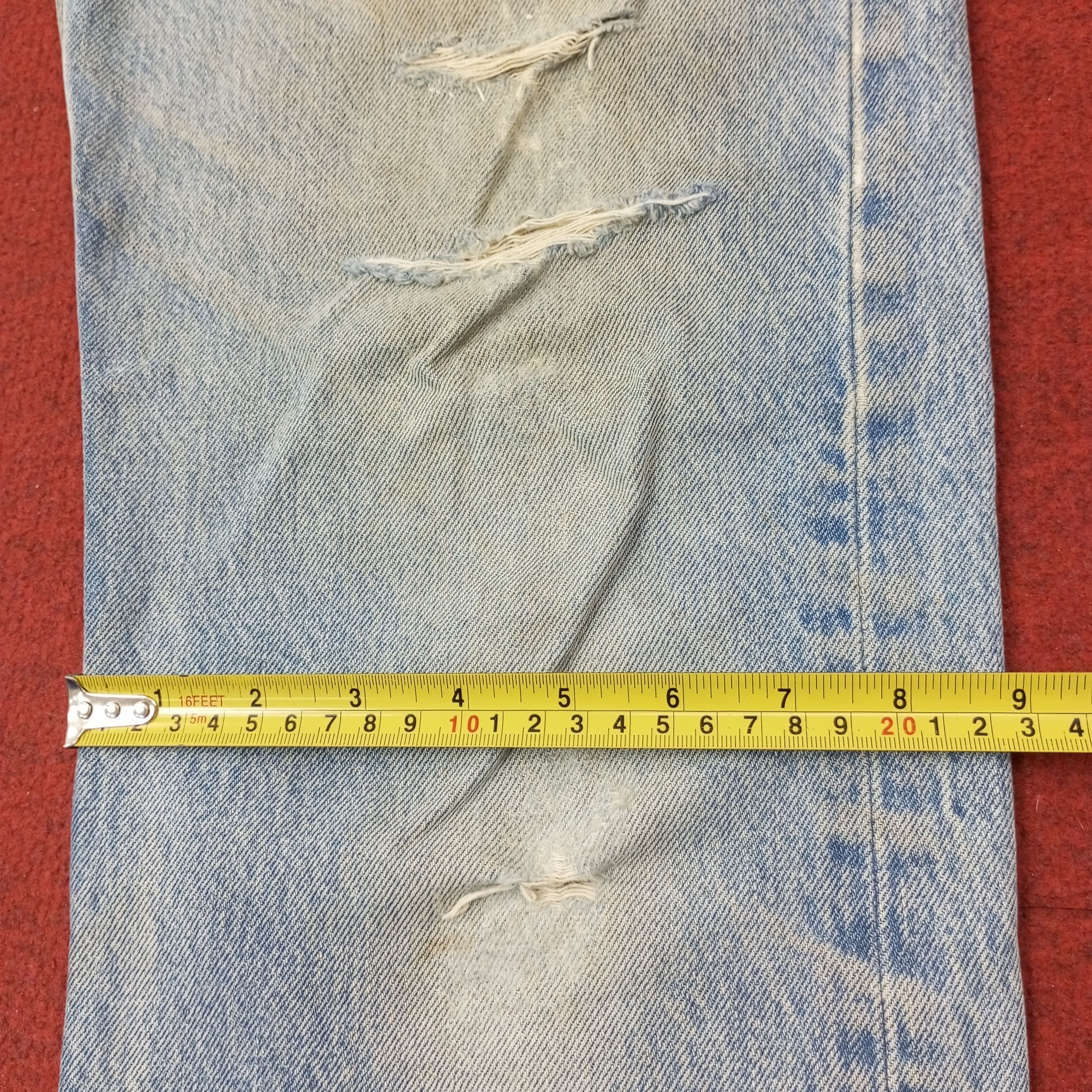 Levi's Levis Streetwear Style Distressed Jeans c252n18 Size US 31 - 10 Thumbnail