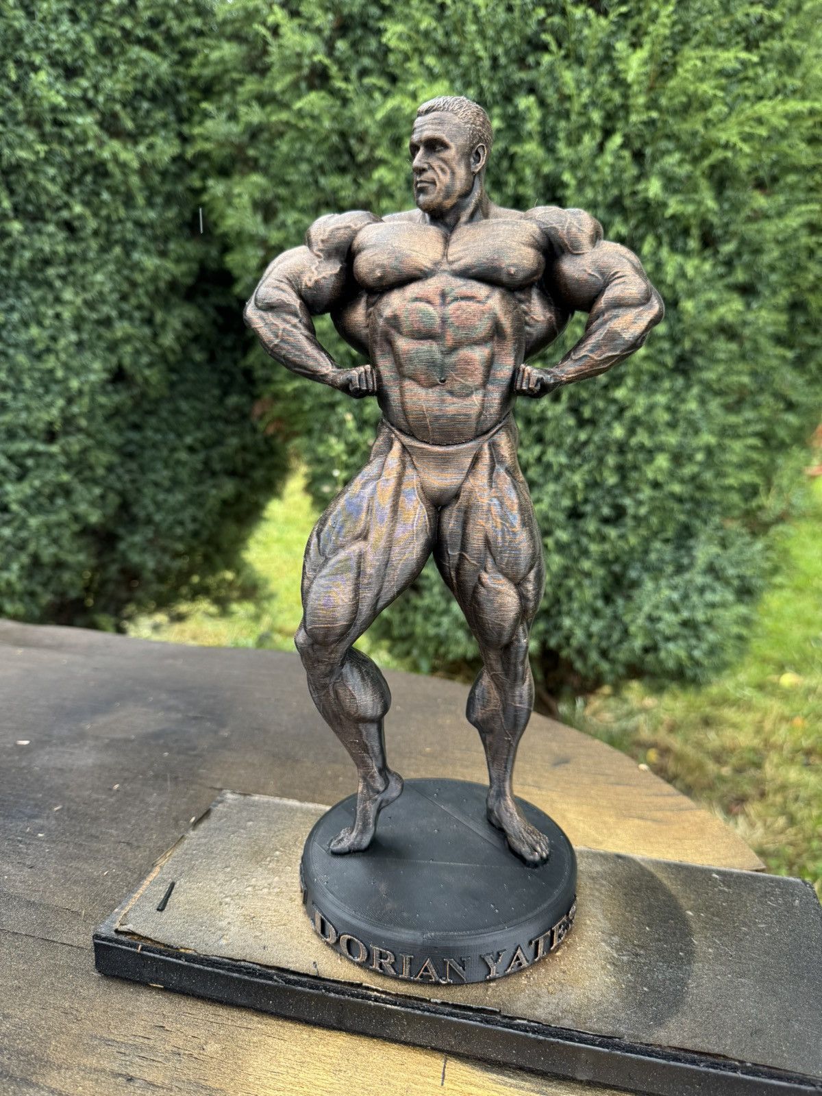 Other Gym statue Dorian Yates Mr Olympia Bodybuilding 34cm Size ONE SIZE - 4 Thumbnail