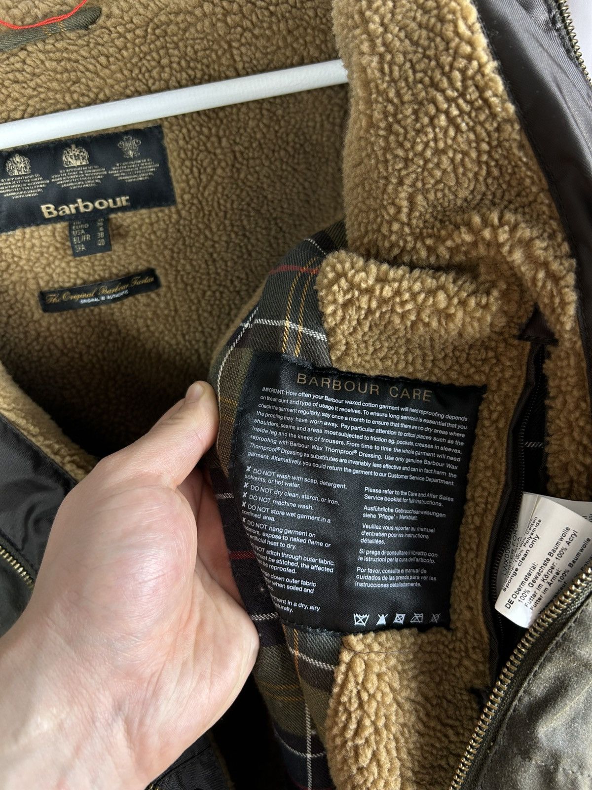 Barbour Barbour Winter Force Waxed Parka Jacket Size 10 Size M / US 6-8 / IT 42-44 - 14 Thumbnail