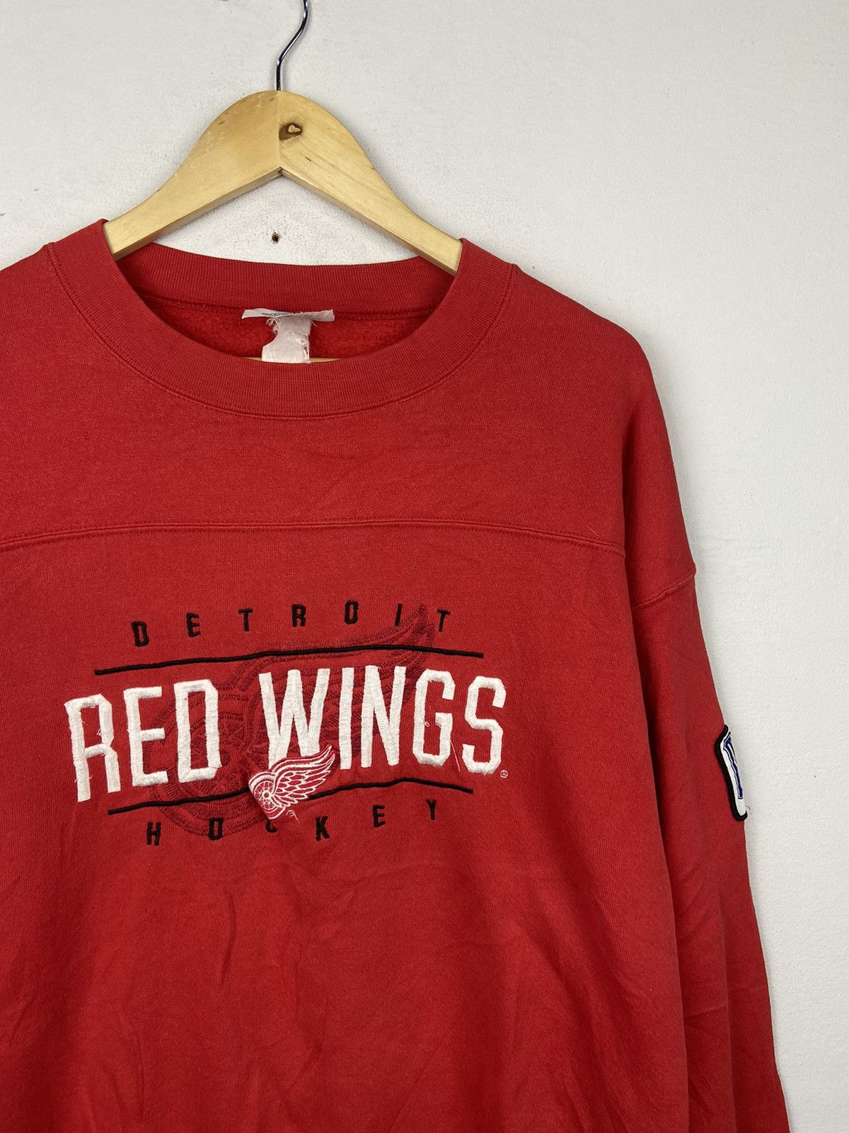 NHL × Vintage 1990s Detroit Red Wings Hockey Sweatshirt Size US L / EU 52-54 / 3 - 2 Thumbnail