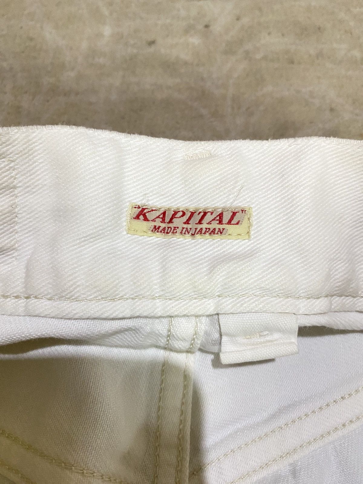 Kapital Kapital Japan Walt Pants White Denim Size US 26 / EU 42 - 7 Thumbnail