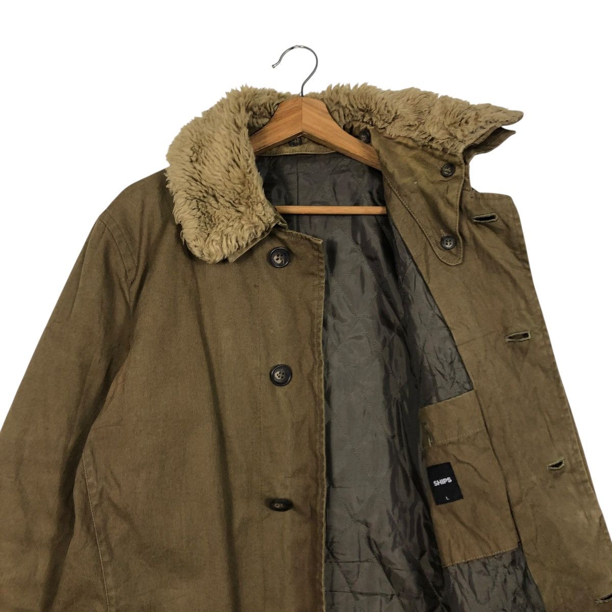 Issey Miyake 🔥VINTAGE CHORE WORK JACKET DUCK CANVAS SHIPS JAPAN Size US L / EU 52-54 / 3 - 15 Thumbnail
