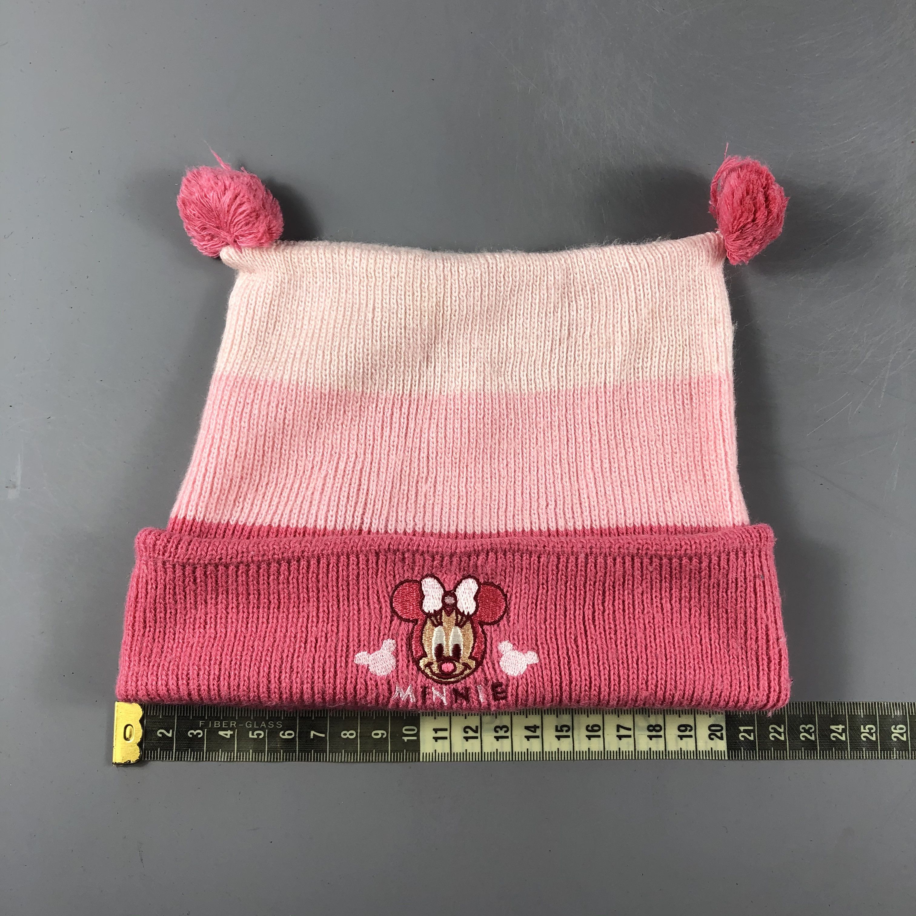 Disney × Vintage Women Minnie Mouse Beanie Snow Hat Snow Cap -D342 Size ONE SIZE - 4 Thumbnail