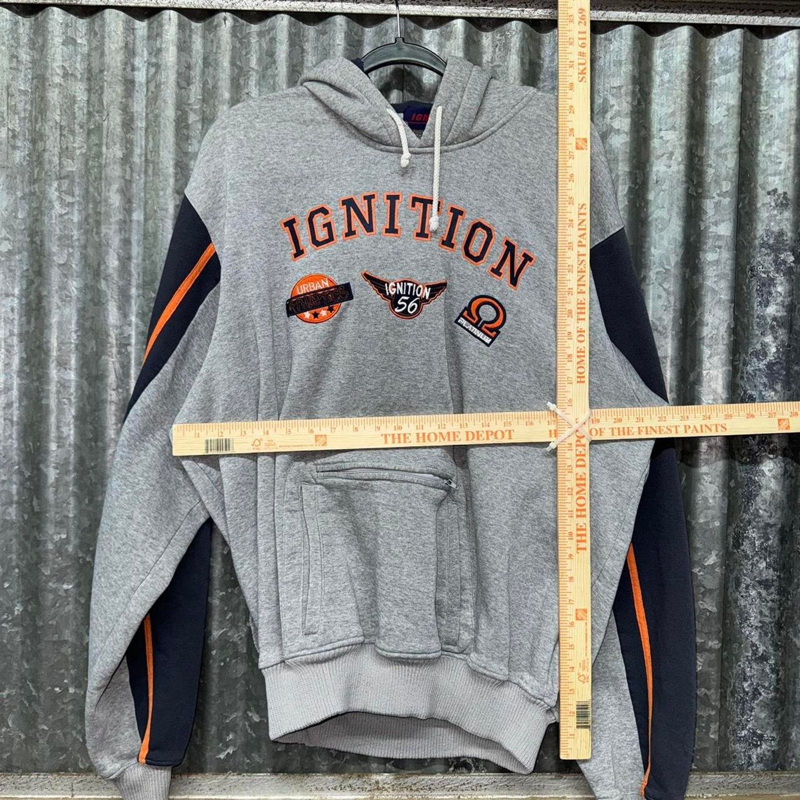 Vintage Vintage y2k embroidered ignition hoodie sweatshirt Size US XL / EU 56 / 4 - 2 Thumbnail