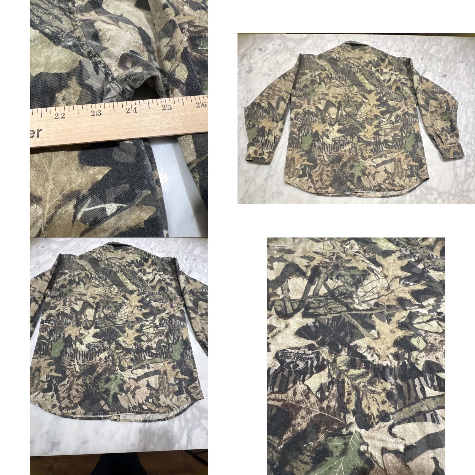 Jerzees Jerzees Outdoor Mossy Oak Forest Floor Button Down Shirt Men L Long Sleeves Nepal Size US L / EU 52-54 / 3 - 8 Thumbnail