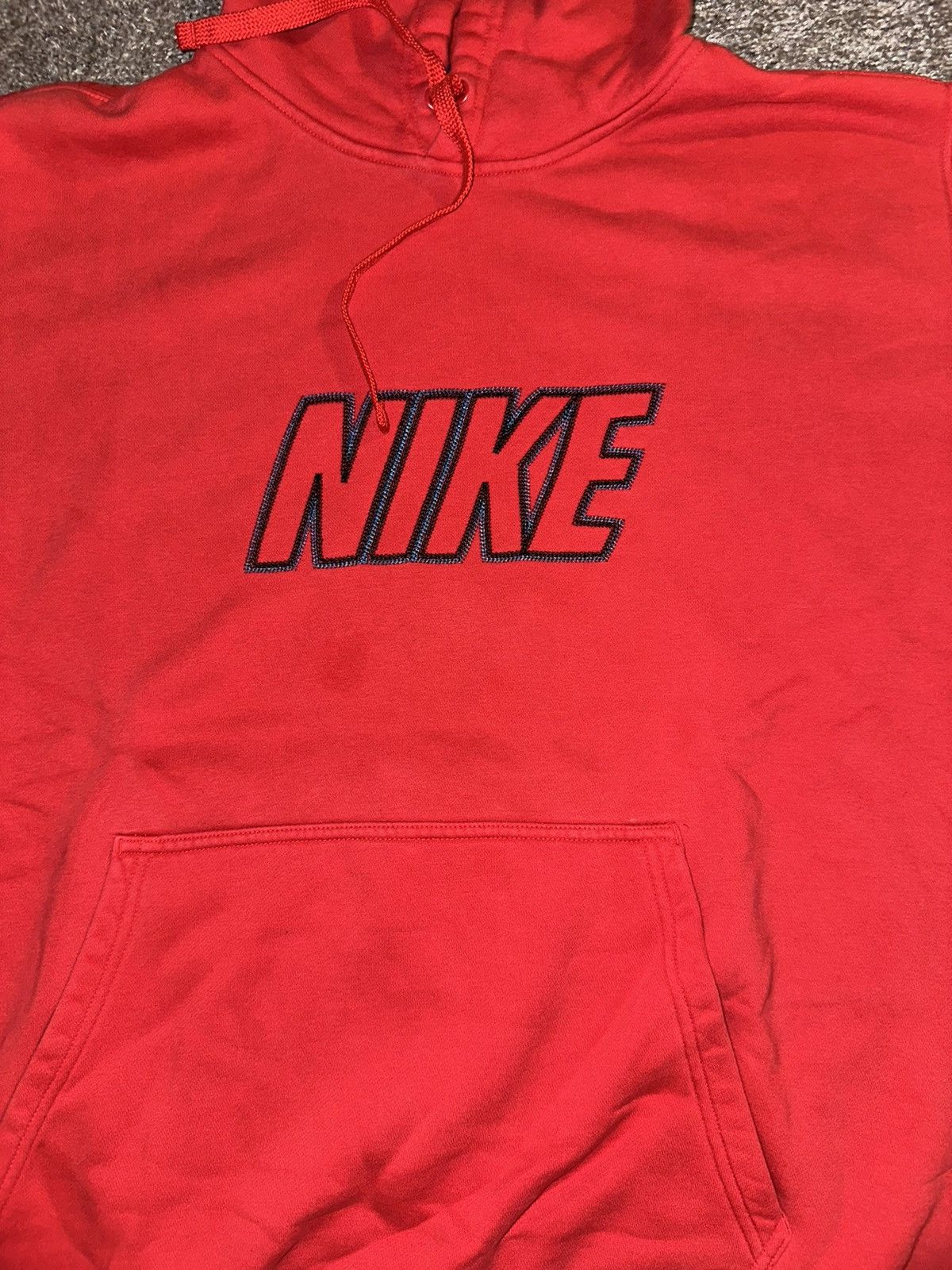 Nike Nike Spellout Red Hoodie Sweatshirt Size US XXL / EU 58 / 5 - 3 Thumbnail