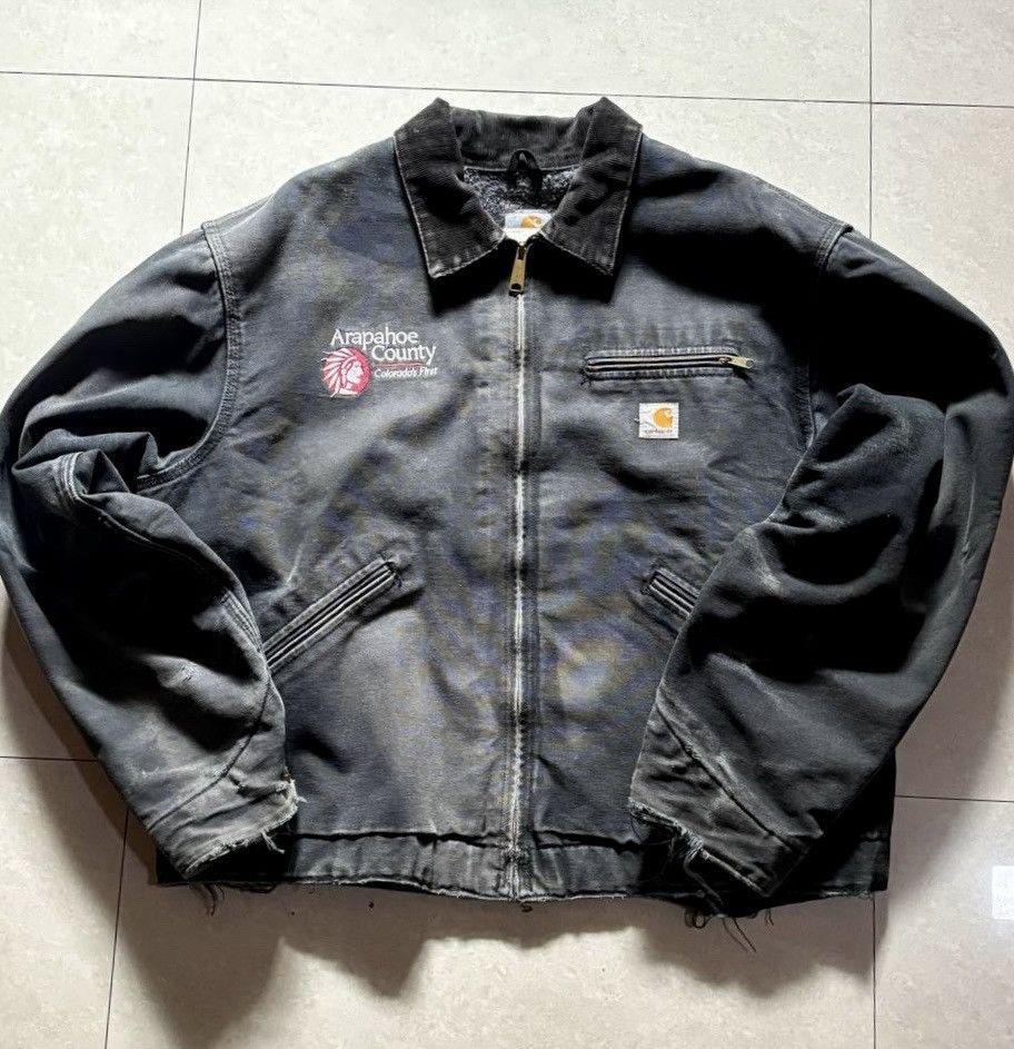 Carhartt CRAZY RARE VINTAGE CARHARTT J97 BLANKET LINED DETROIT JACKET Size US L / EU 52-54 / 3 - 1 Thumbnail