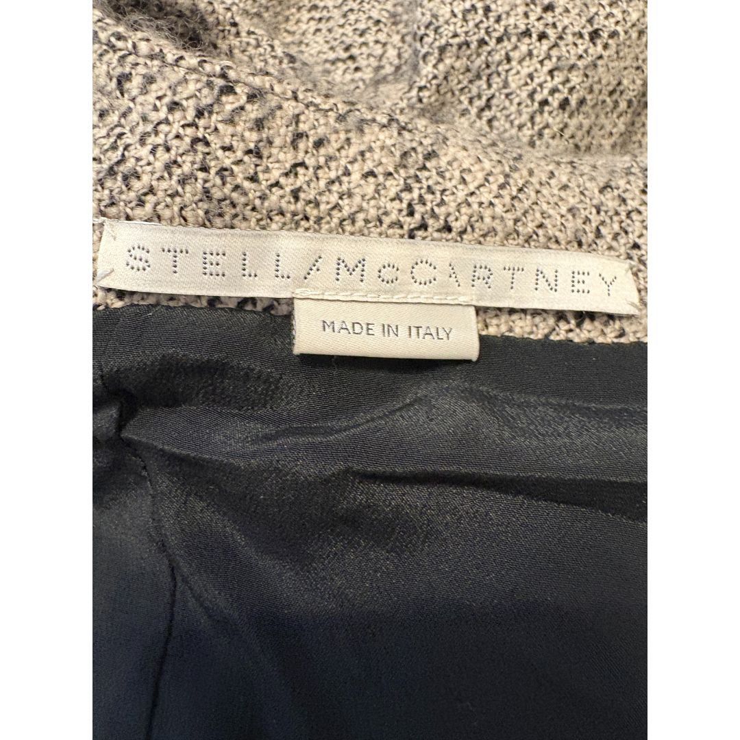 Stella McCartney Stella McCartney Grey Wool Long A-Line Dress – Square Neck Size S / US 4 / IT 40 - 7 Thumbnail