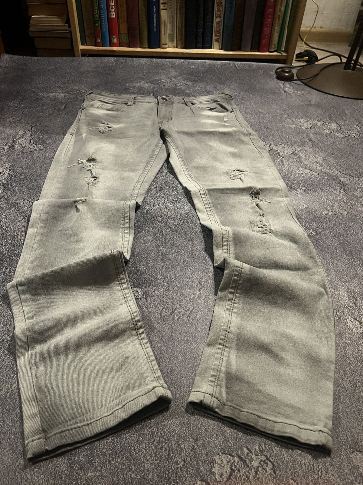 Vintage Y2K Distressed Washed Style / If Six Was Nine Style / Retro Size US 34 / EU 50 - 1 Thumbnail