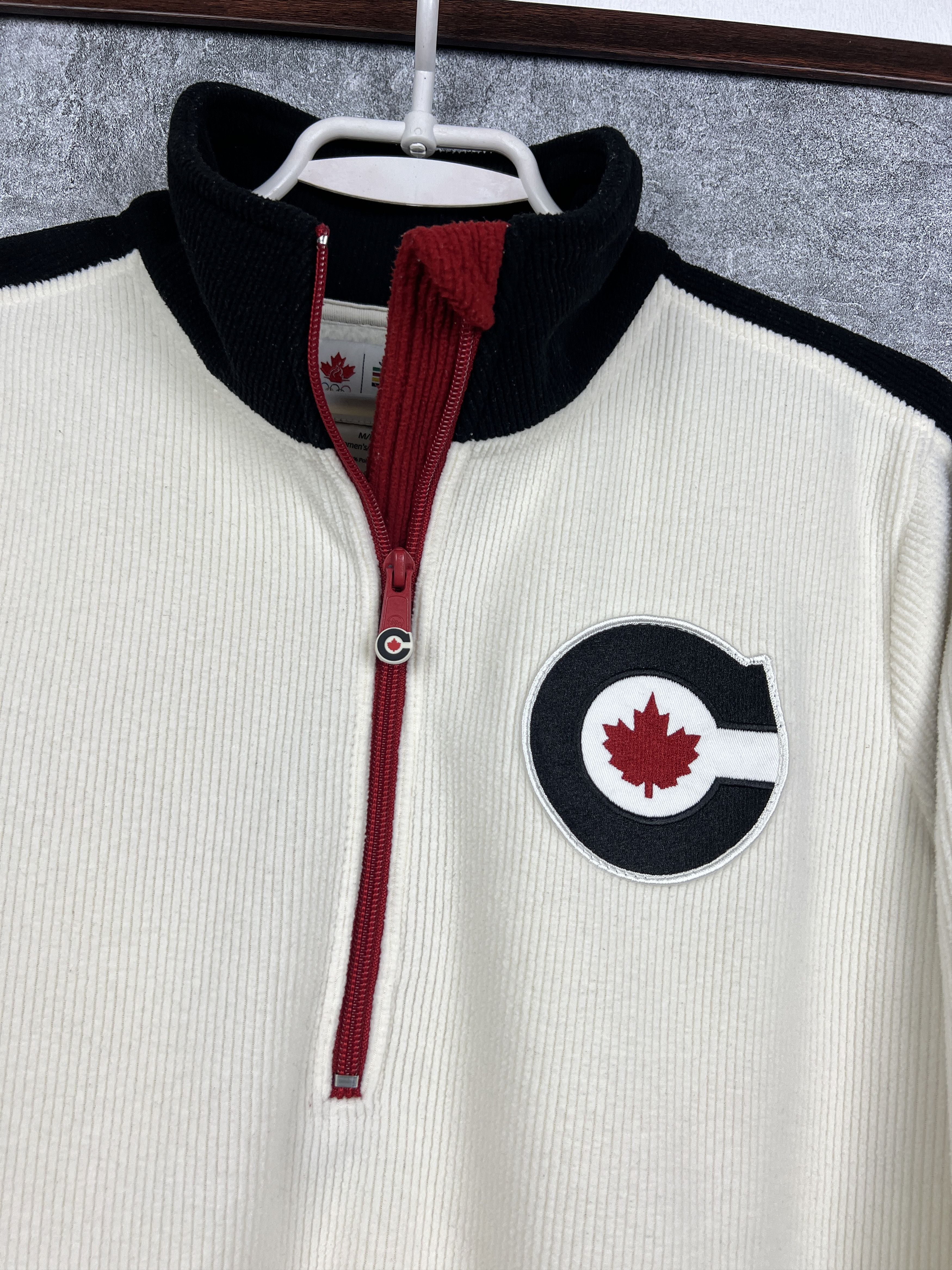 Vintage Vancouver Olympics 1/4 Zip Jacket Canada National Team Size M / US 6-8 / IT 42-44 - 3 Thumbnail