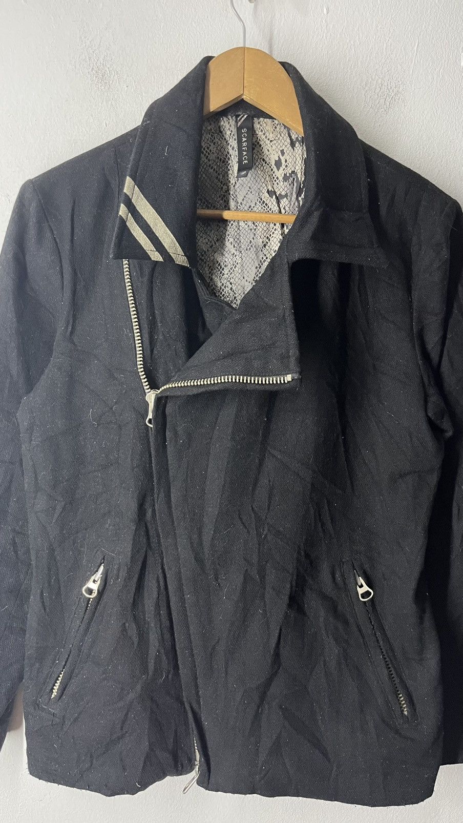 Japanese Brand VINTAGE PUNK SCARFACE JAPANESE BRAND JACKET Size US M / EU 48-50 / 2 - 10 Thumbnail