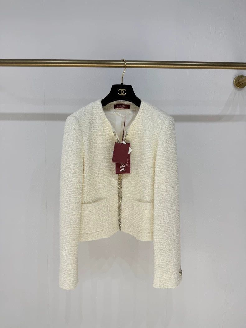 Max Mara Max Mara Small fragrant wind drill jacket Size XL / US 12-14 / IT 48-50 - 1 Thumbnail