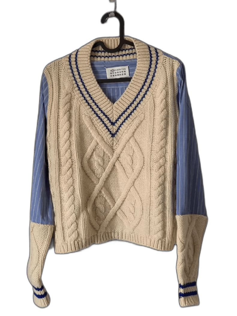 Maison Margiela Maison Margiela x Tommy Cash Striped Knit Sweater