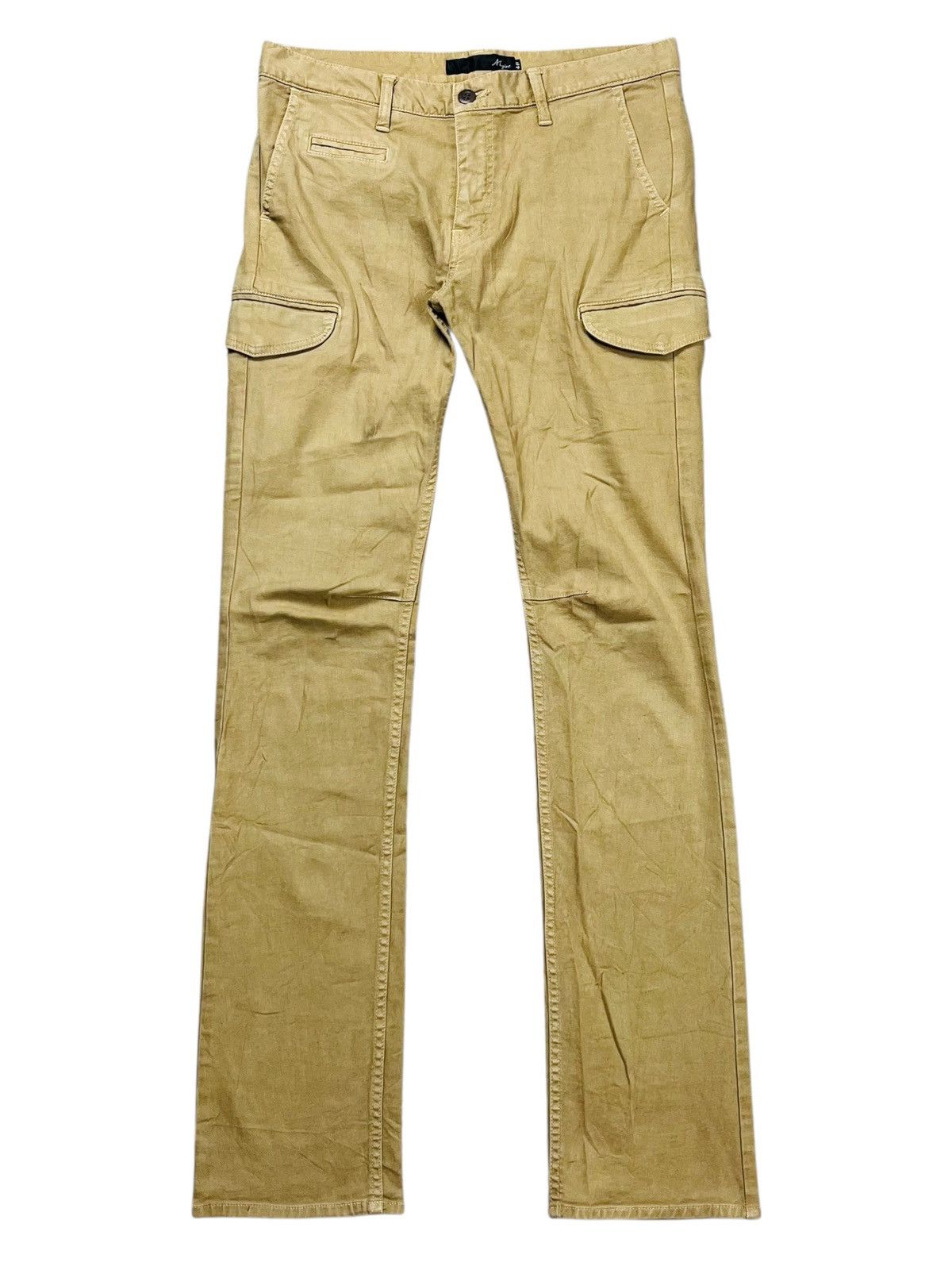 If Six Was Nine × Japanese Brand × Le Grande Bleu (L.G.B.) 2000s Magine - Riri Zips Skinny Cargo Pants Size US 29 - 1 Thumbnail