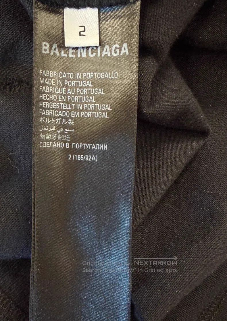 Balenciaga Balenciaga Black Short Sleeve T-Shirt Size US M / EU 48-50 / 2 - 3 Thumbnail