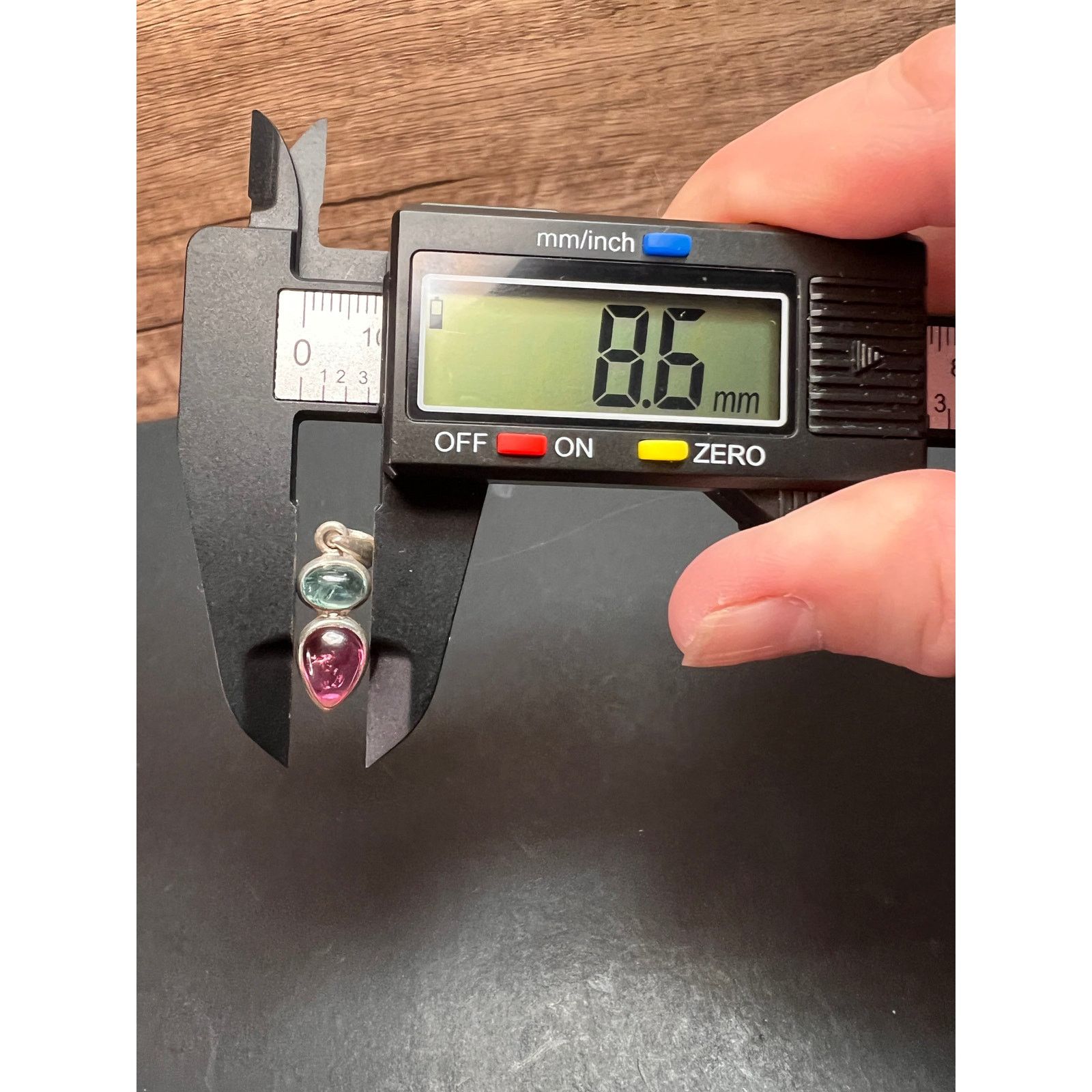 Other NEW indicolite and pink tourmaline 925 pendant 2.08 grams Size ONE SIZE - 8 Thumbnail