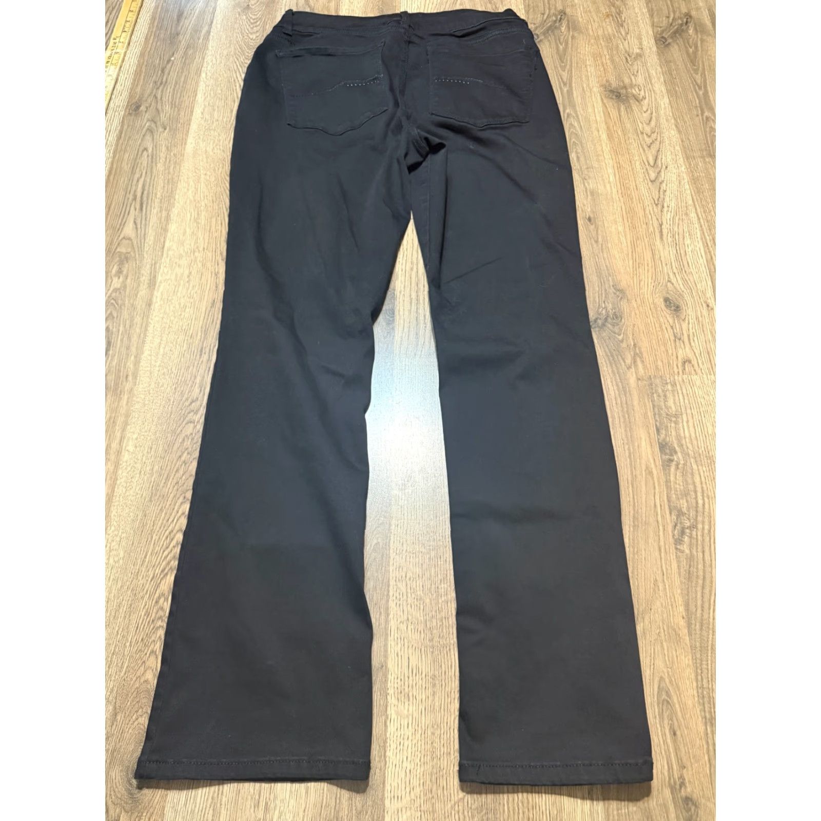 Lee Lee Jeans Women Bootscut Denim 30 Regular Black Size 30 Waist Stretch 5-Pocket Curvy Fit Modern Vintage No N/A Size 30" / US 8 / IT 44 - 2 Thumbnail