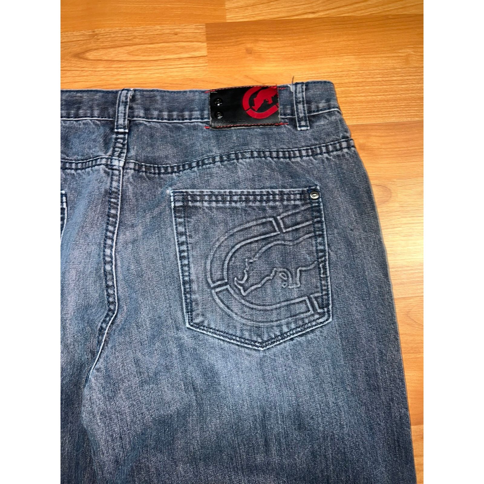 Ecko Unltd. Ecko Unltd Jeans Unlimited Pants Bottoms Baggy Logo Denim 38 Size US 38 / EU 54 - 7 Thumbnail