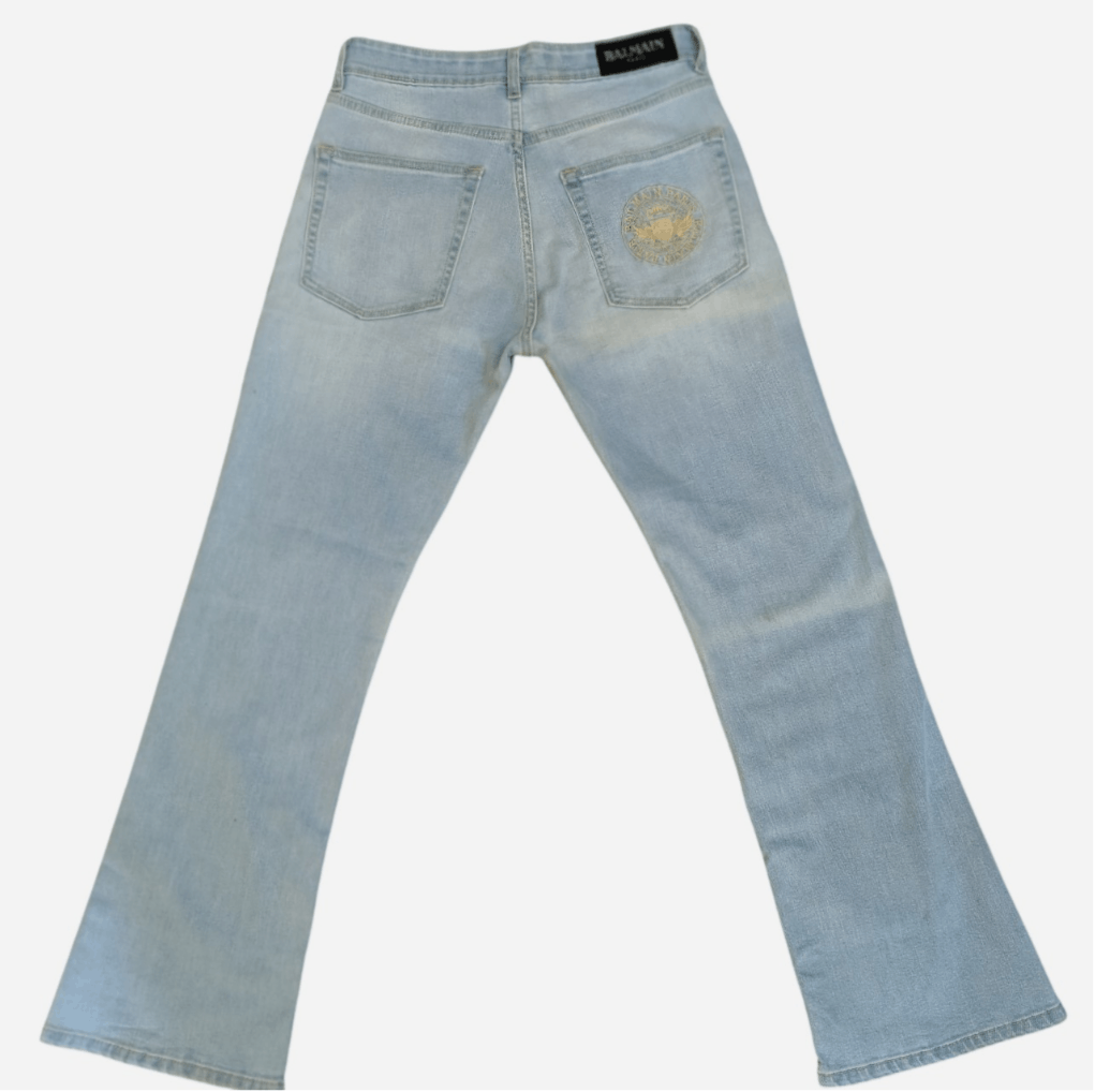 Balmain SS/22 Balmain Flare Jeans Size US 30 / EU 46 - 2 Thumbnail