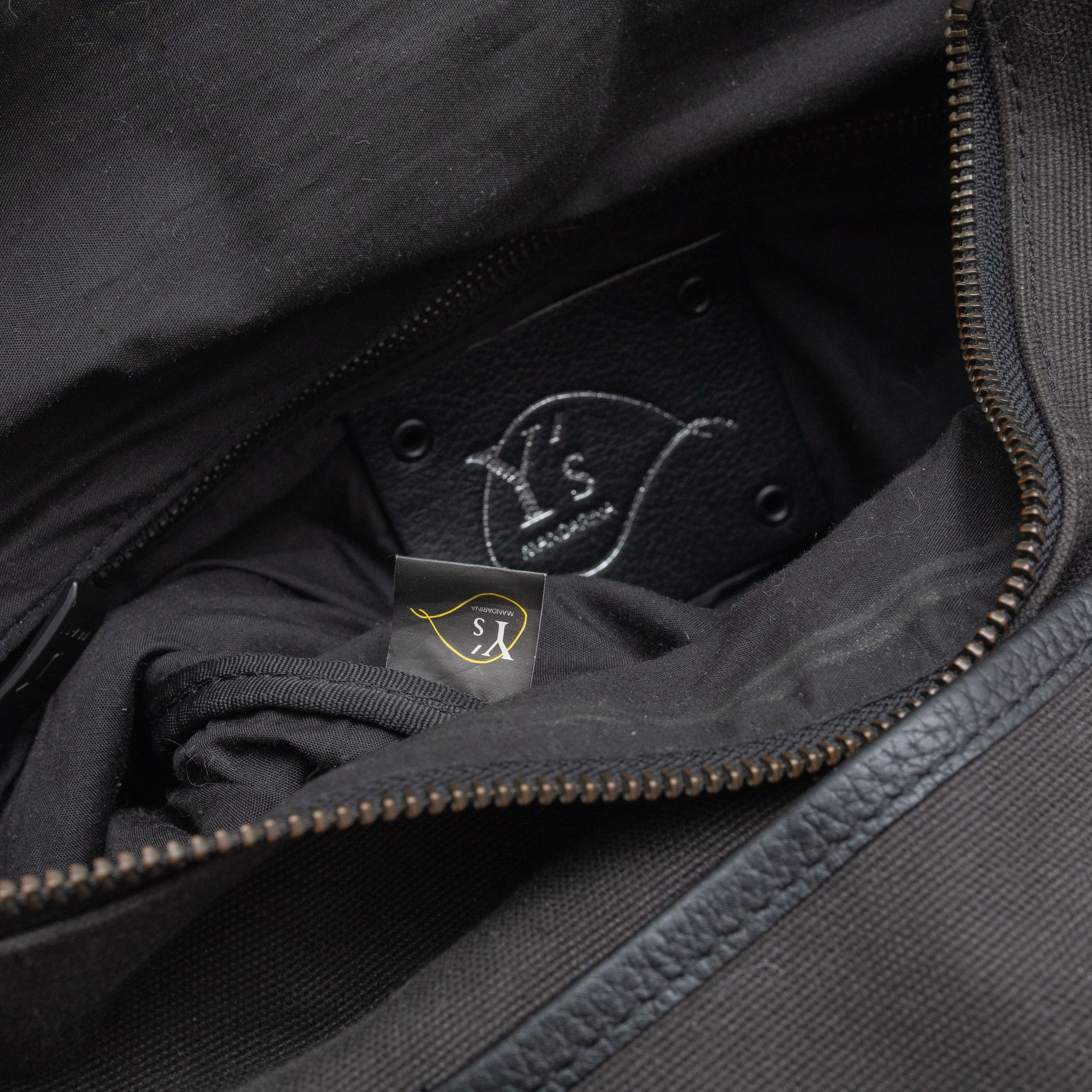Y's Y’s MANDARINA Canvas Backpack w Leather Detail Size ONE SIZE - 19 Thumbnail