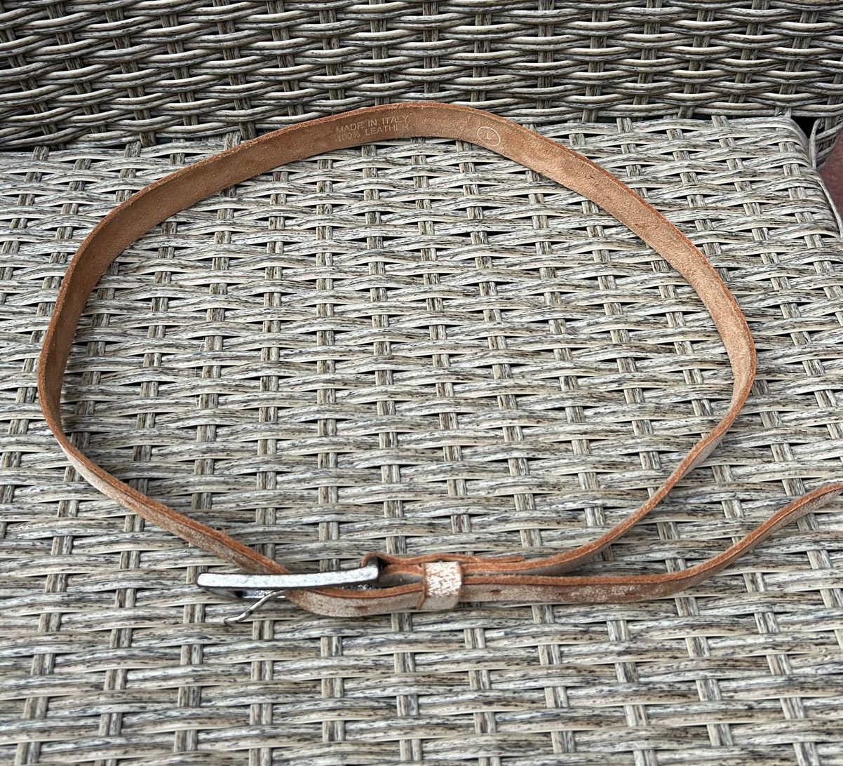 Miss Sixty × Vintage Vintage Y2K Miss Sixty Aged Leather Belt Size Large Size ONE SIZE - 2 Thumbnail