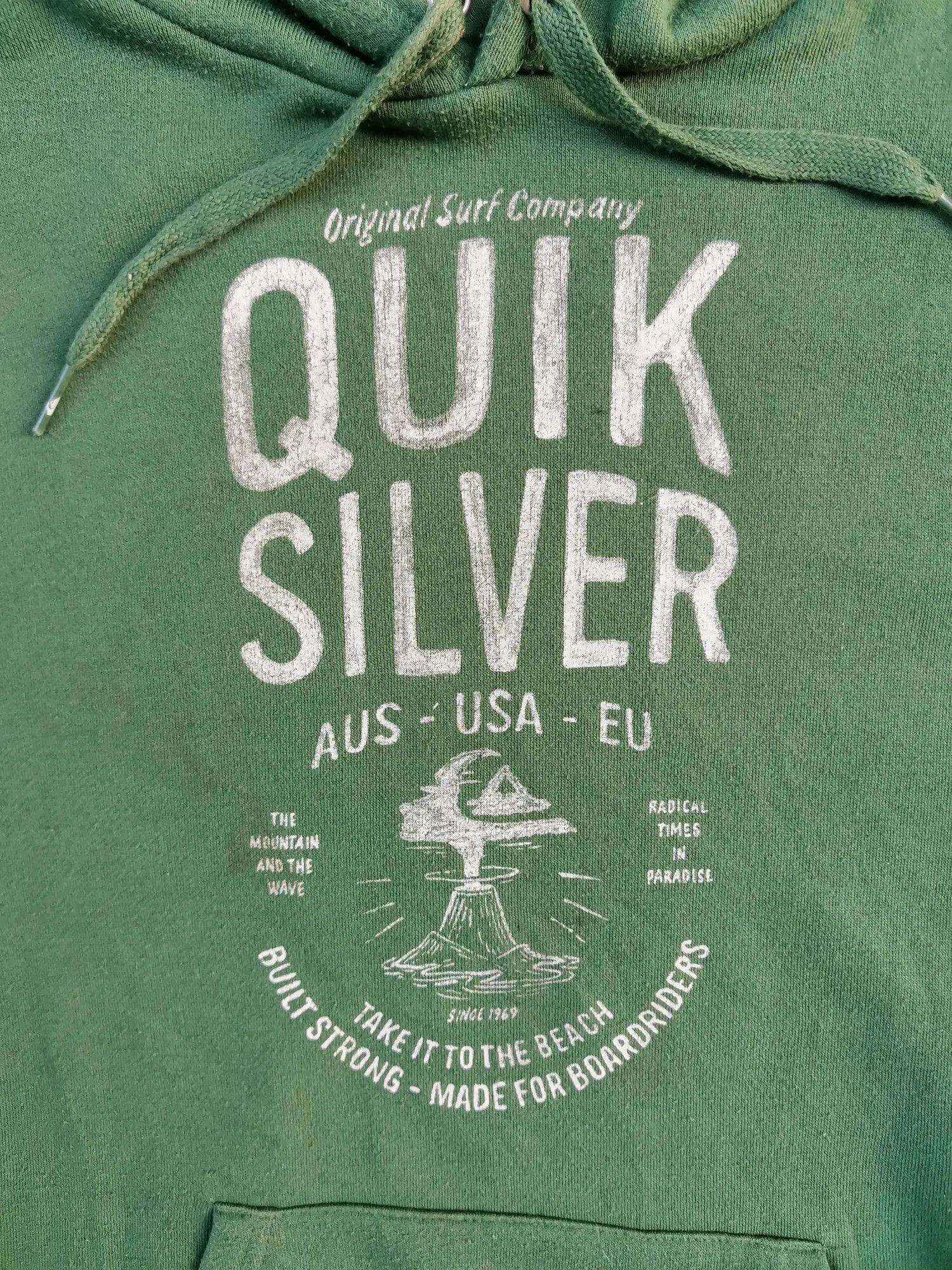 Quiksilver Quik Silver AUS-USA-EU Big Logo Hoodie Sweatshirt Size US L / EU 52-54 / 3 - 7 Thumbnail