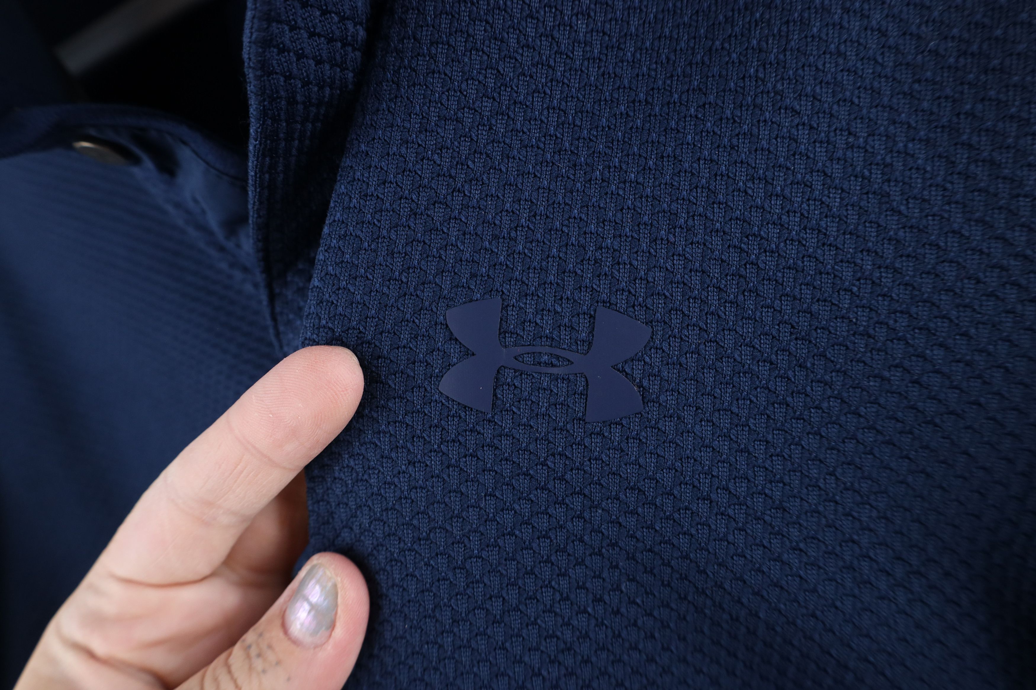 Under Armour × Vintage Under Armour Loose Thermal Knit Snap Button Pullover Top Size US M / EU 48-50 / 2 - 4 Thumbnail