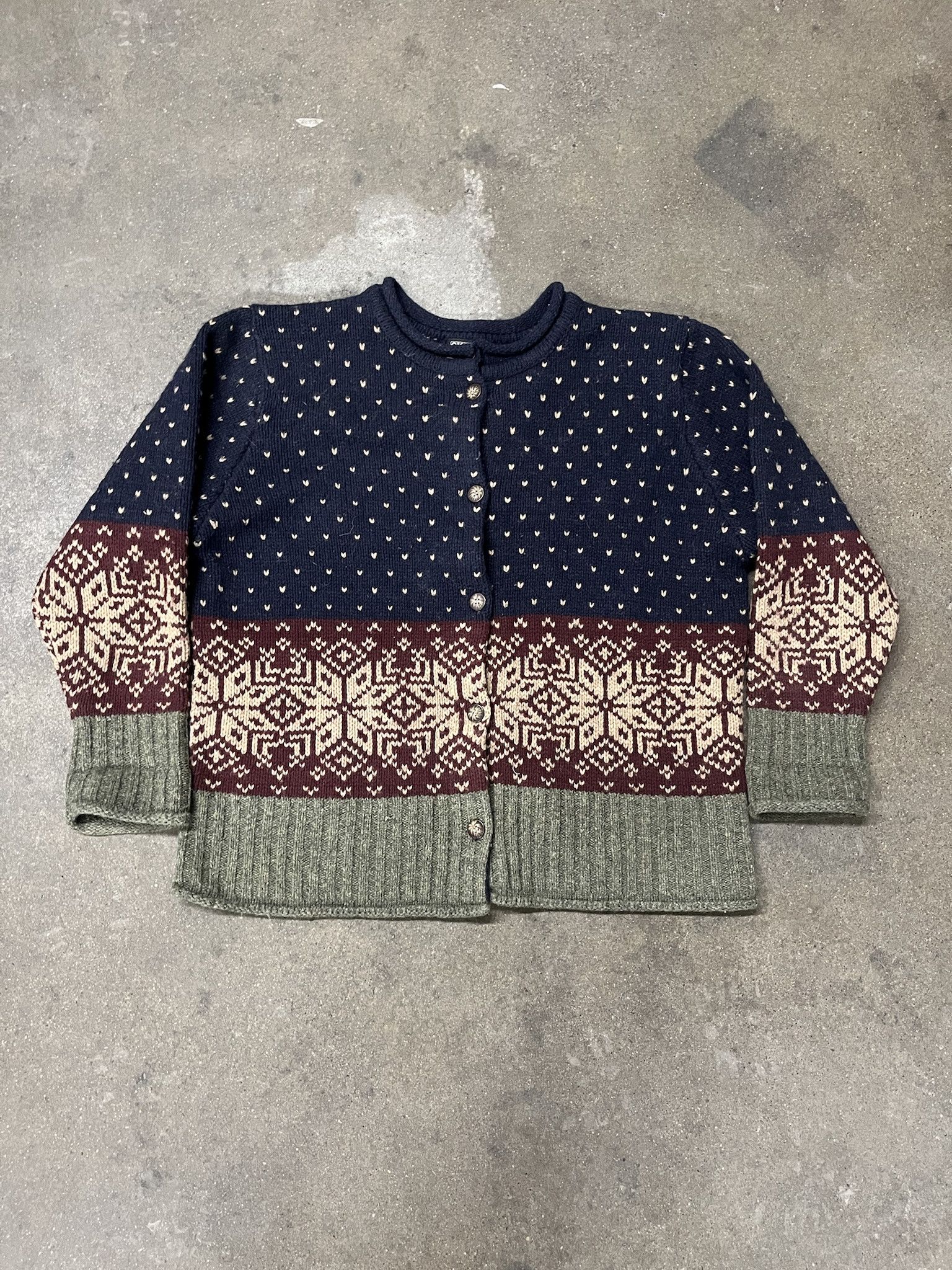 Vintage Vintage 1990s Skyr Norwegian Wool Knit Carditgan Size XL Size US XL / EU 56 / 4 - 1 Thumbnail
