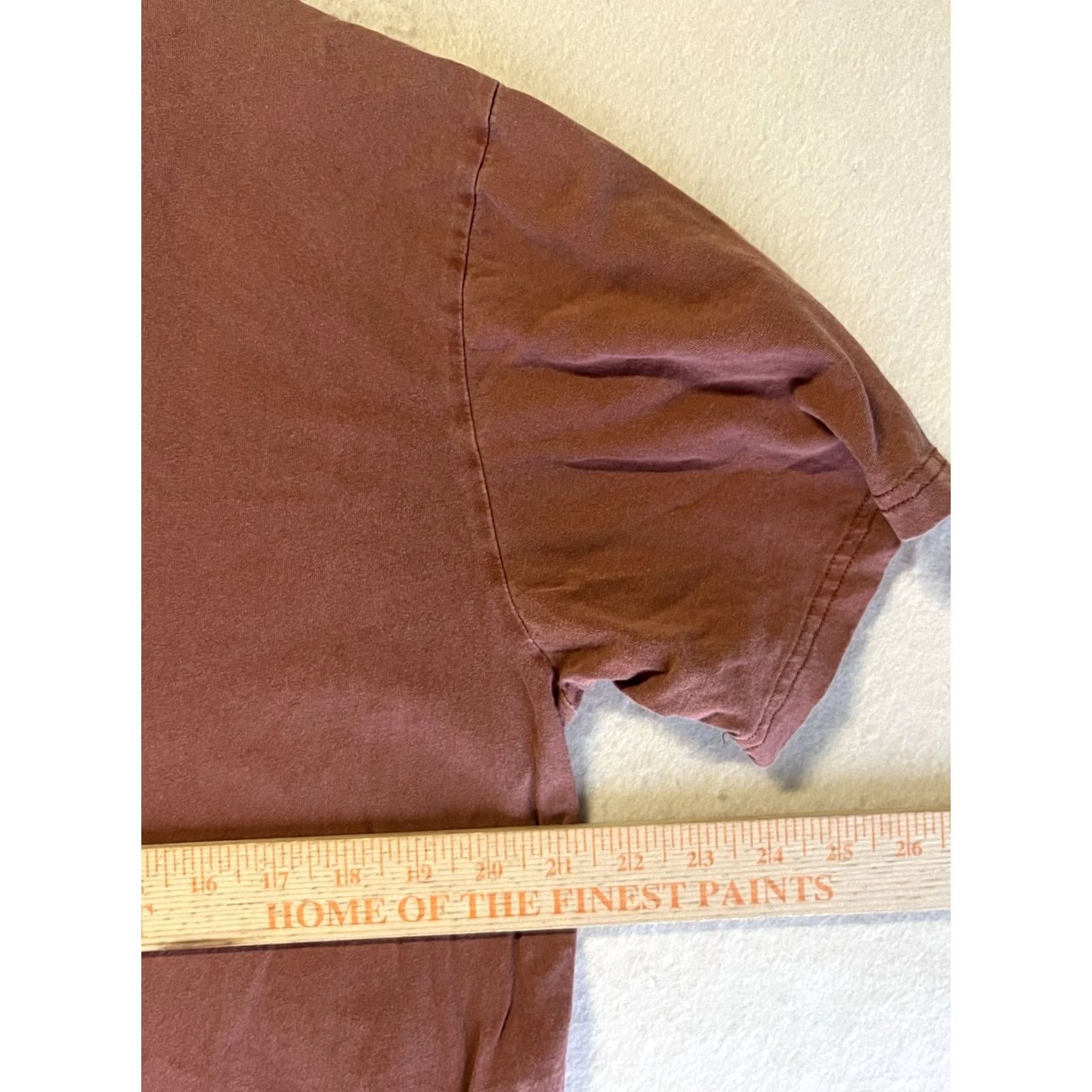 Rhythm Rhythm Rust Crew Neck Short Sleeve T-Shirt Men L Color Rust See All Pics Flaws Size US L / EU 52-54 / 3 - 3 Thumbnail