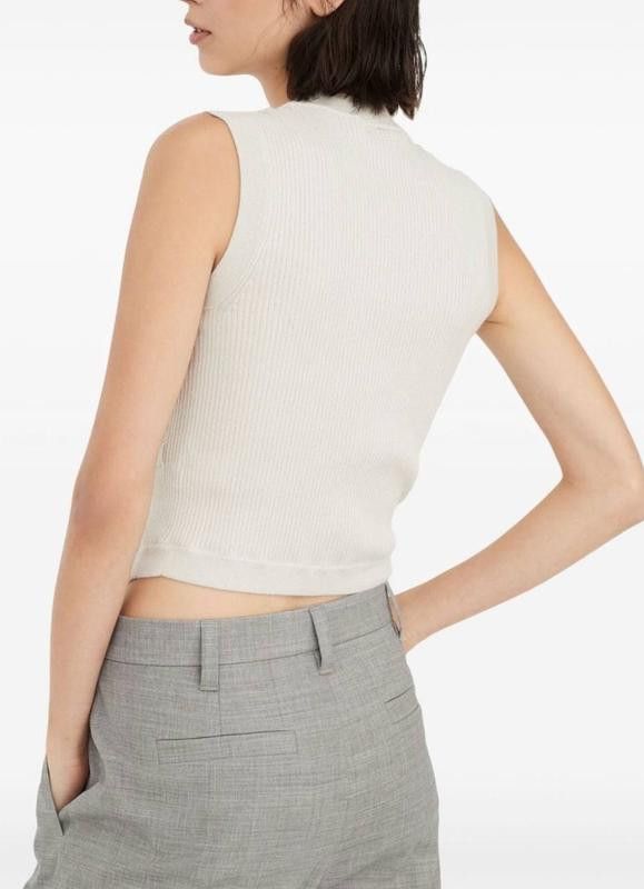 Brunello Cucinelli o1la1rc1a0425 Cardigan in White Size L / US 10 / IT 46 - 2 Thumbnail