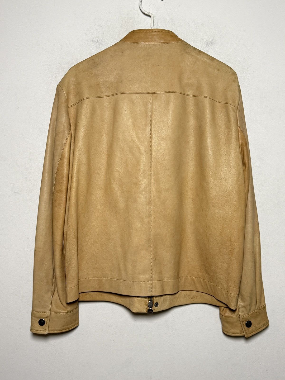 Giorgio Armani Armani Jeans y2k leather jacket Size US M / EU 48-50 / 2 - 8 Thumbnail