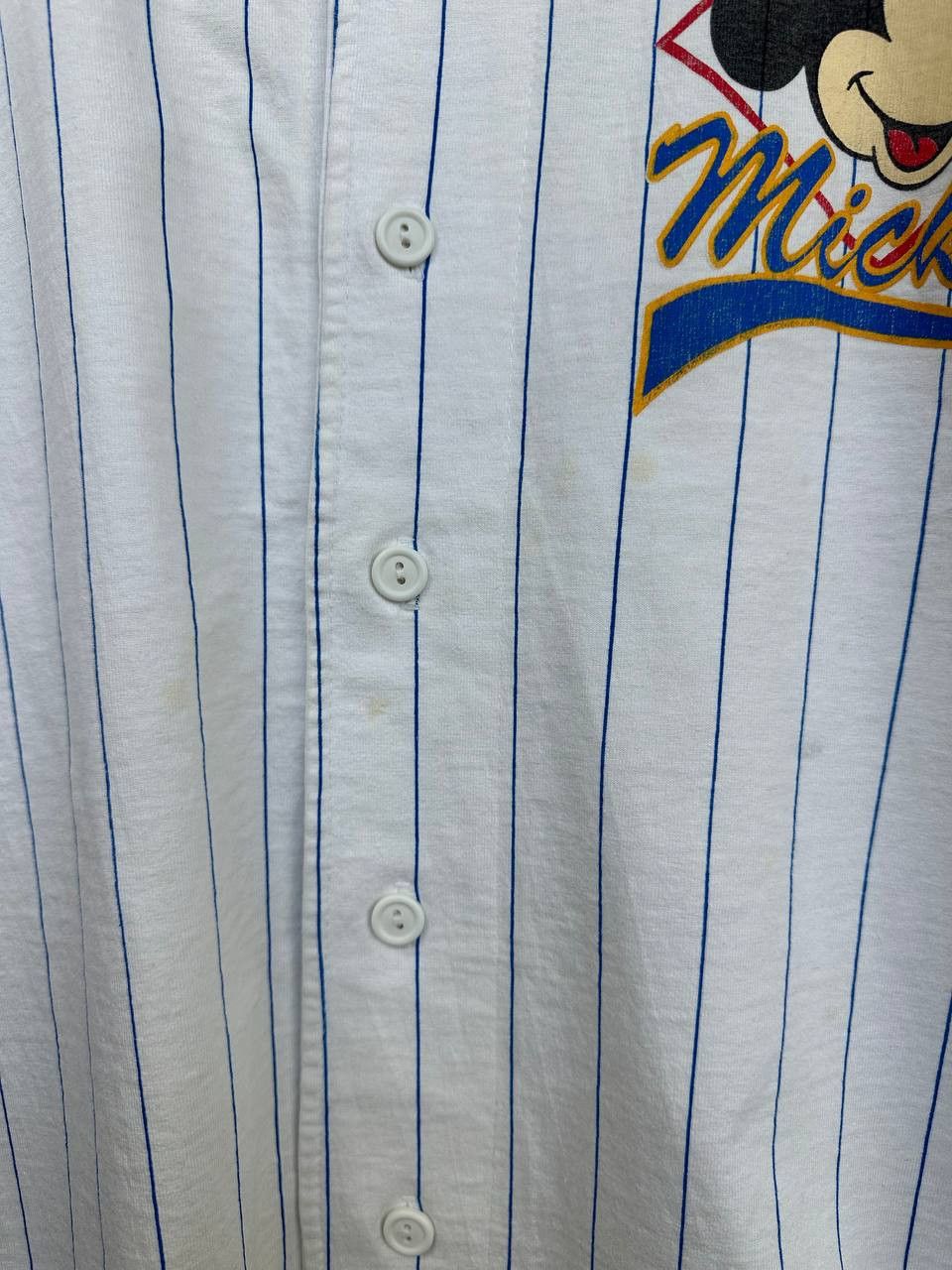 Disney Mickey Sport Baseball T-Shirt Jersey Made in USA 90s