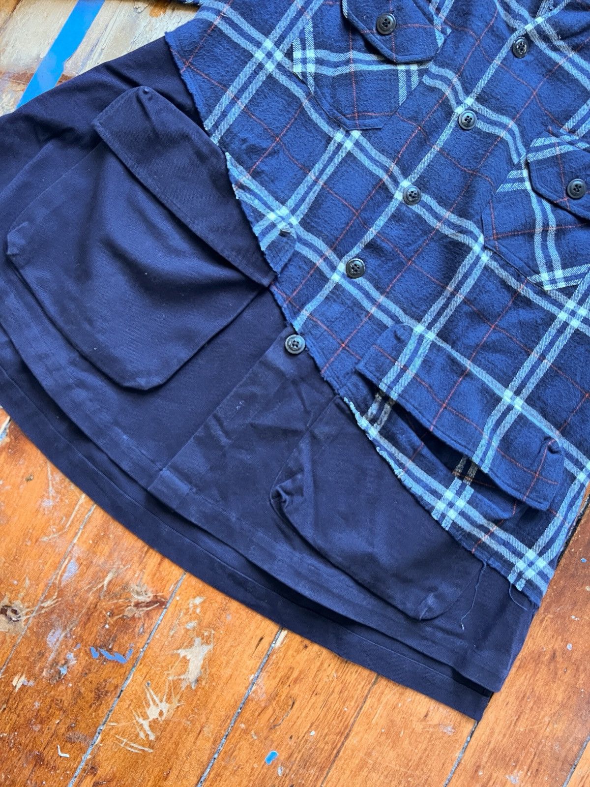 Greg Lauren Greg Lauren Hybrid Flannel Button Down Size US XL / EU 56 / 4 - 6 Thumbnail