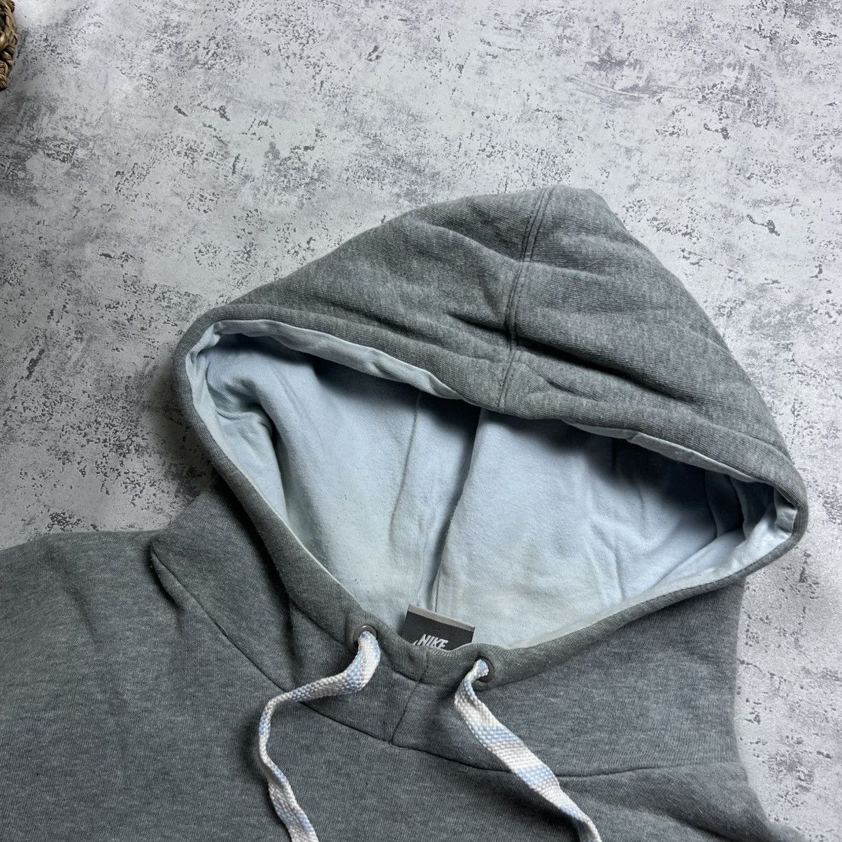 Nike 00s NIKE AIR BIG LOGO VINTAGE Y2K OVERSIZED PULLOVER HOODIE Size US XL / EU 56 / 4 - 7 Thumbnail