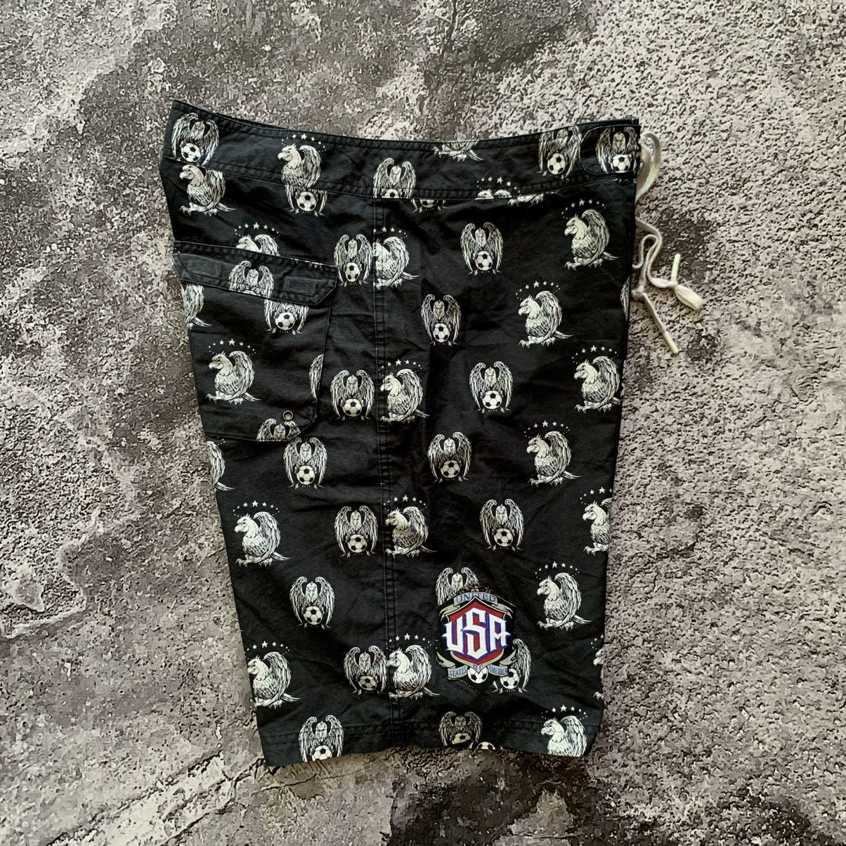 Nike Mr.Cartoon x Nike - Team USA Swim Trunk Board Short Size US 34 / EU 50 - 2 Thumbnail