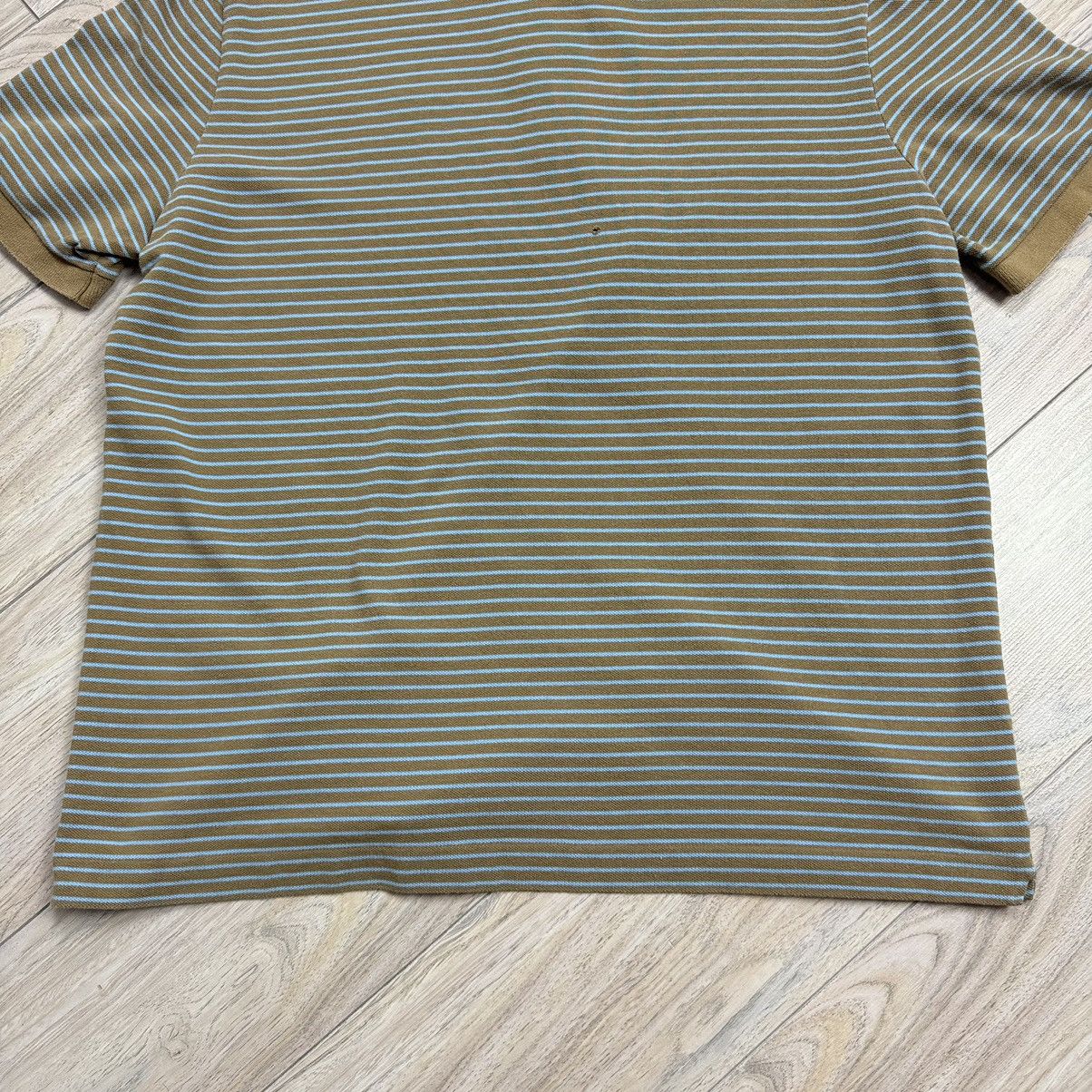 Other Vintage Lacoste Brown/Baby Blue Striped Polo T-Shirt Size US M / EU 48-50 / 2 - 17 Thumbnail