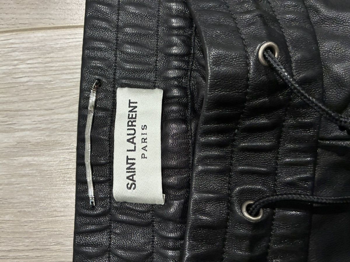 Saint Laurent Paris Saint Laurent Lambskin Joggers Size US 38 / EU 54 - 3 Thumbnail