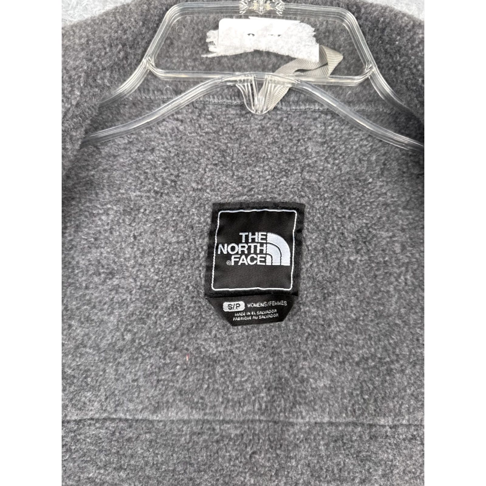 The North Face The North Face Jacket Women S Gray Polyester Fleece Full Zip Mock Denali Logo Zipper Embroidered Size S / US 4 / IT 40 - 3 Thumbnail