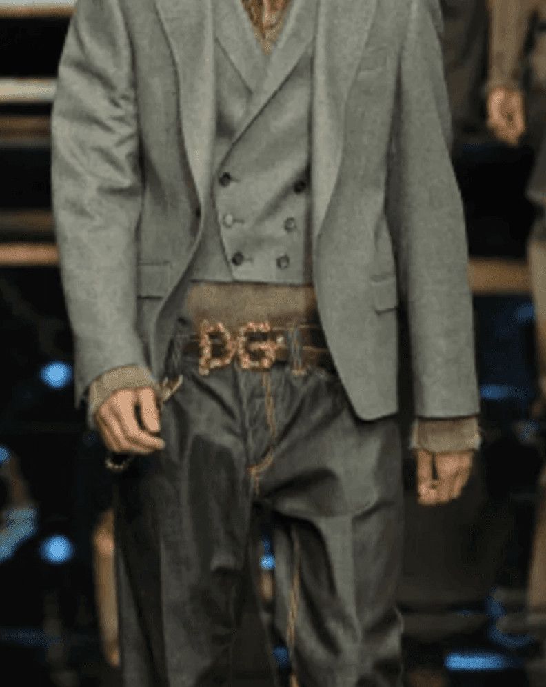 Dolce & Gabbana AW2006 Dolce & Gabbana Black Leather Ornamental Buckle Belt Size ONE SIZE - 3 Thumbnail