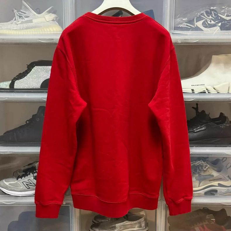 Givenchy Givenchy Givenchy Oversized Logo Sweatshirt in Red -2507 Size US S / EU 44-46 / 1 - 4 Thumbnail