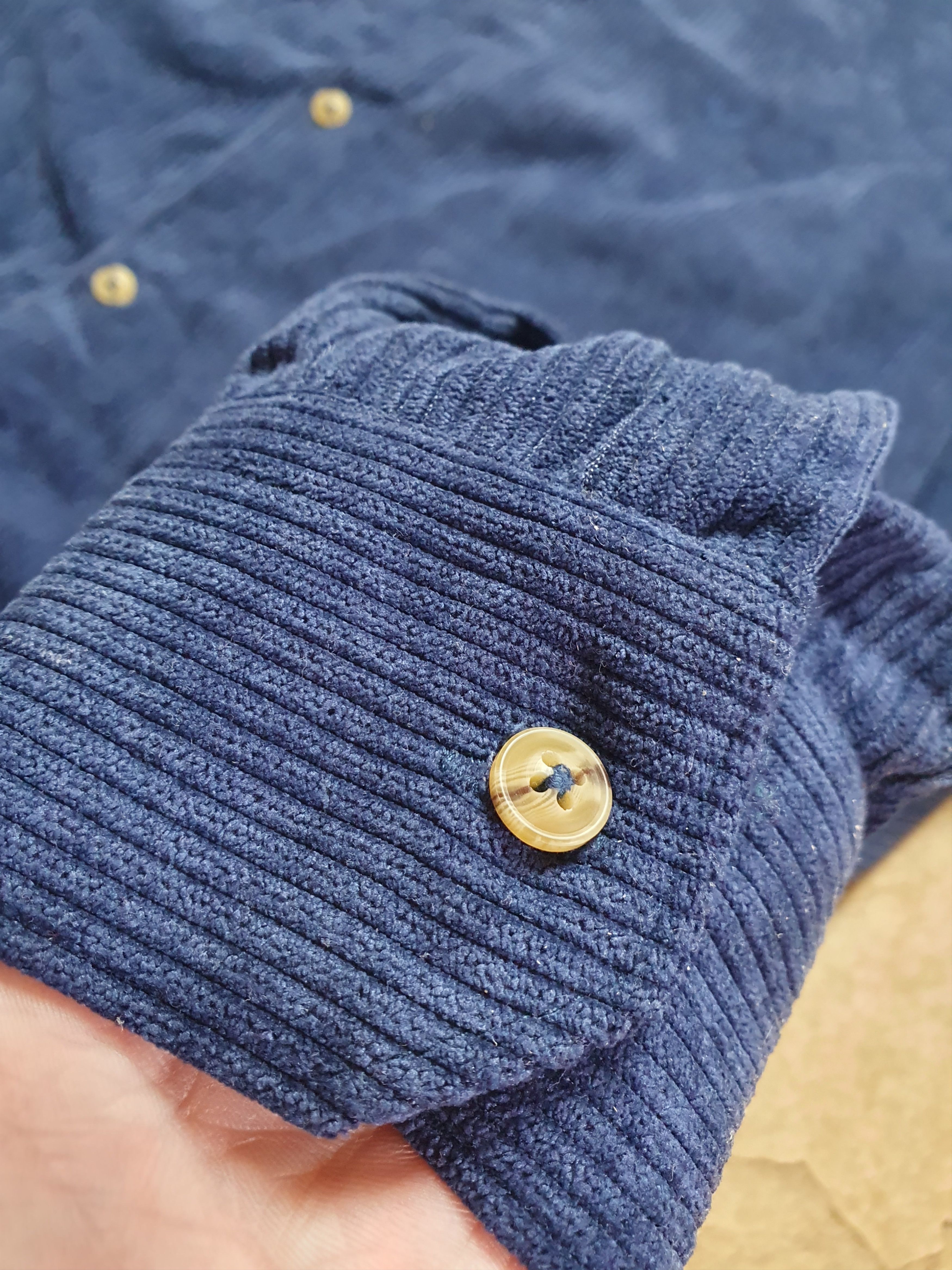 Gant Velvet shirt Vintage GANT Size L blue Size US XL / EU 56 / 4 - 9 Thumbnail