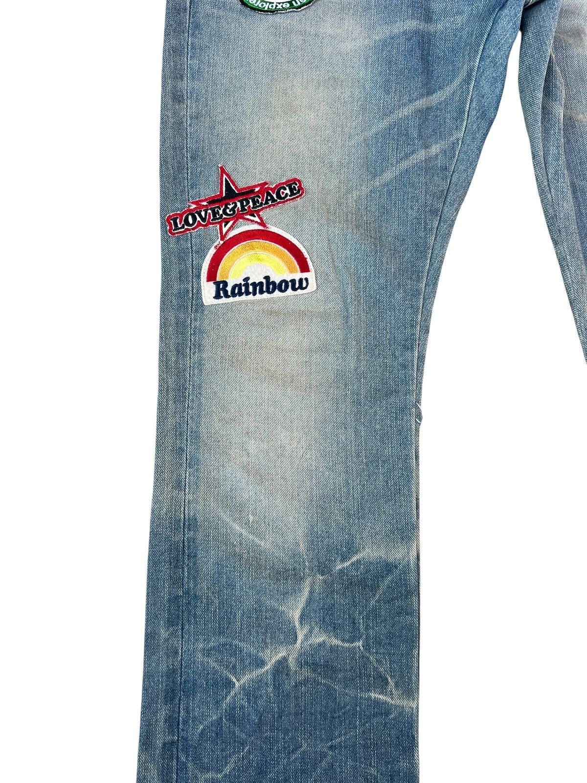 JACKROSE Jackrose Japan Mud Denim Patches Bootcut Jeans Flare Size US 33 - 10 Thumbnail