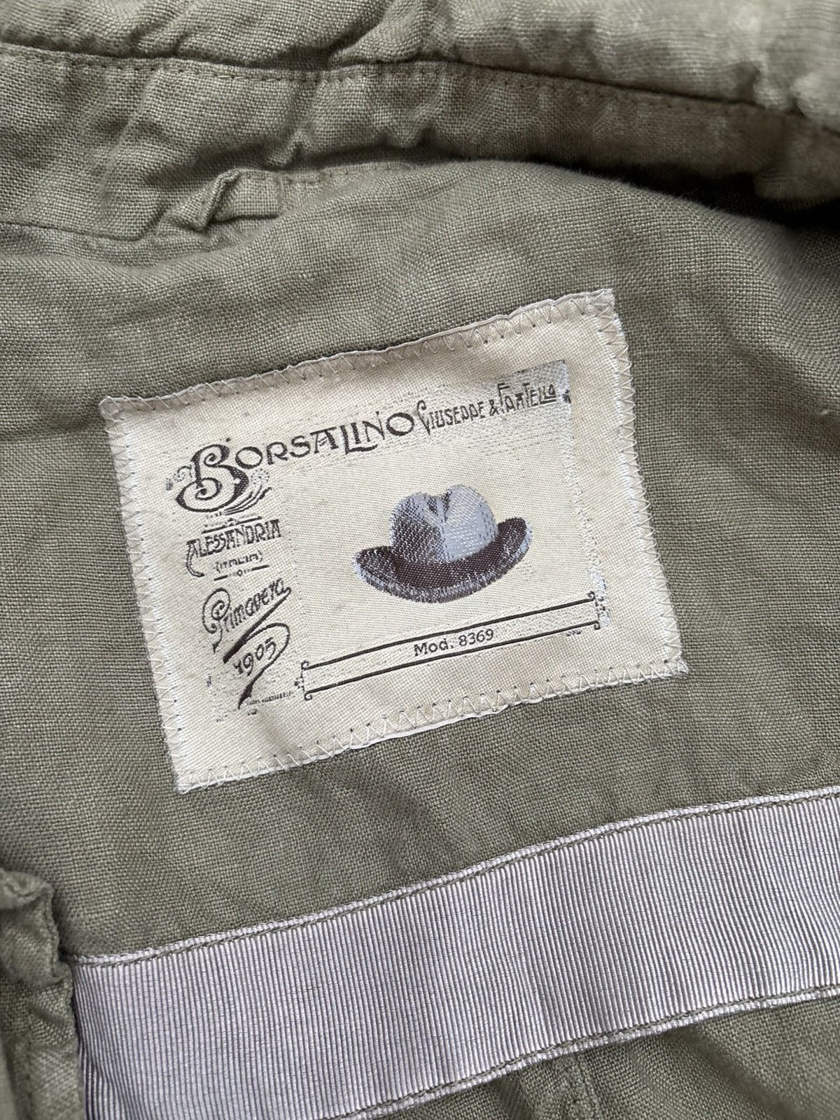 Borsalino Borsalino Linen Jacket Model 8369 - TG 48, Made in Italy Size US M / EU 48-50 / 2 - 20 Thumbnail