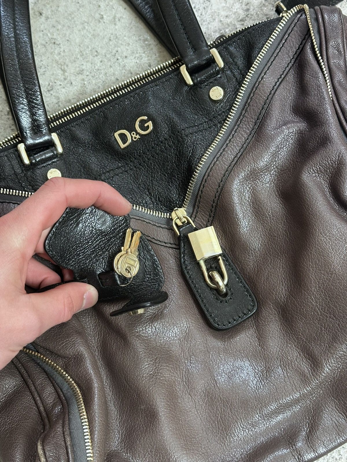Dolce & Gabbana Dolce&Gabbana Archives "Bag Vilma" Leather Shoulder Bag Size ONE SIZE - 8 Thumbnail